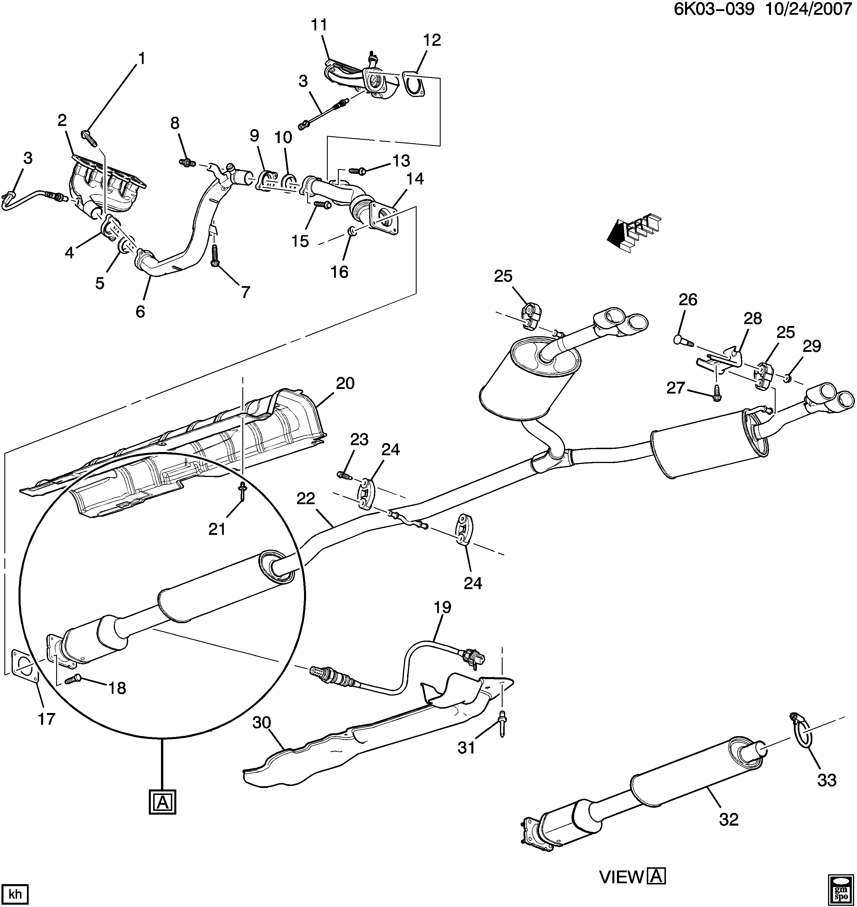 Cadillac 12597990 - Sonda lambda www.autoricambit.com