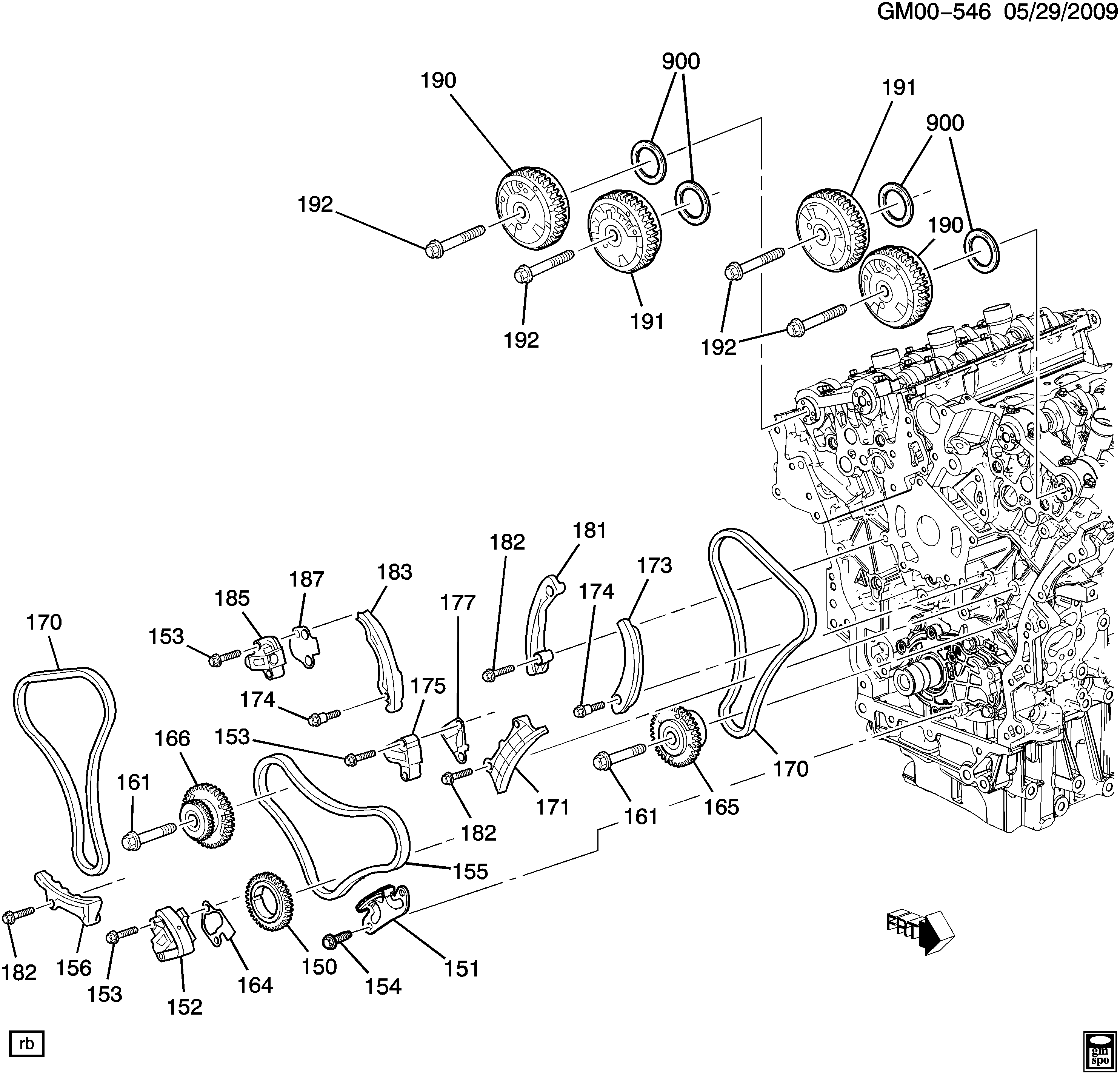 Opel 12612839 - Kit catena distribuzione www.autoricambit.com