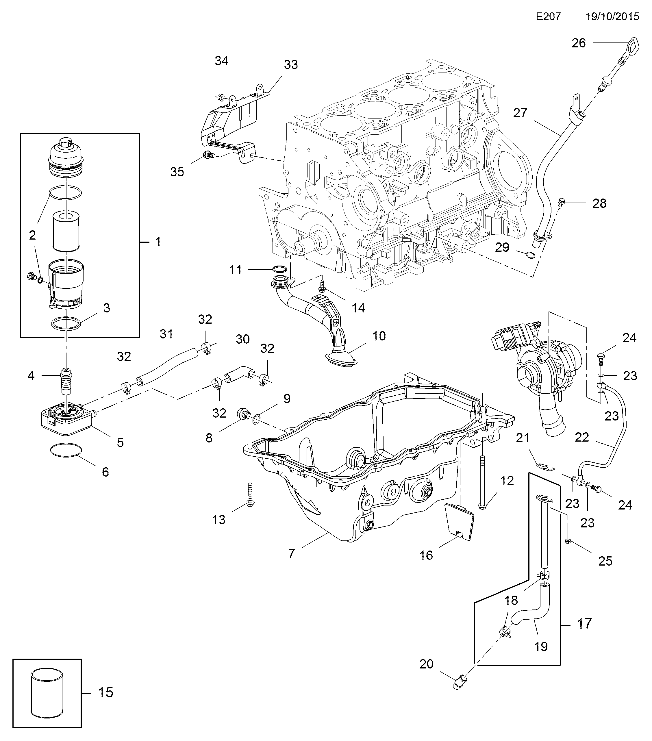 Opel 4805 011 - Vite di chiusura, vaschetta dell'olio www.autoricambit.com