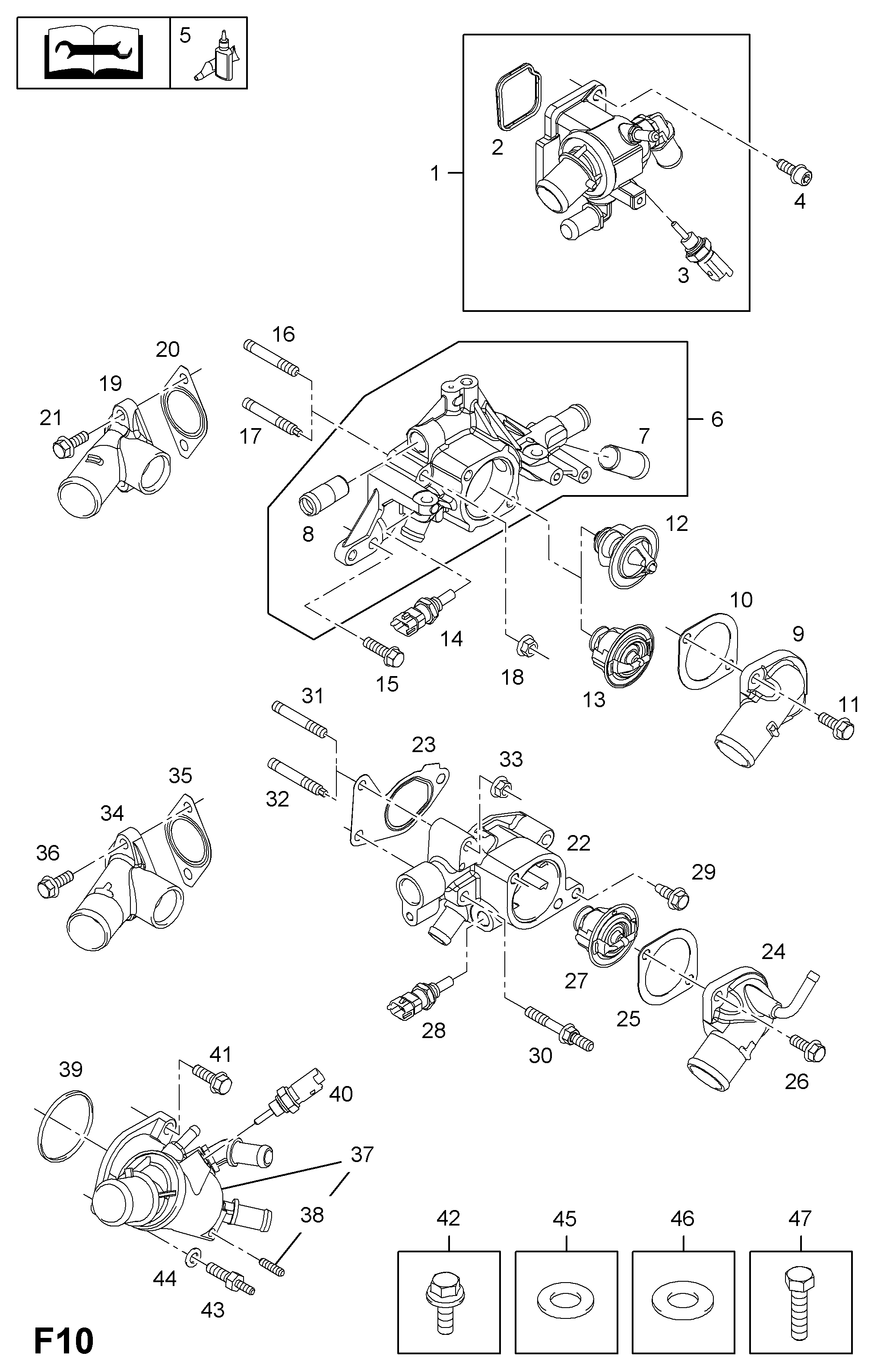 FORD 1338724 - THERMOSTAT www.autoricambit.com