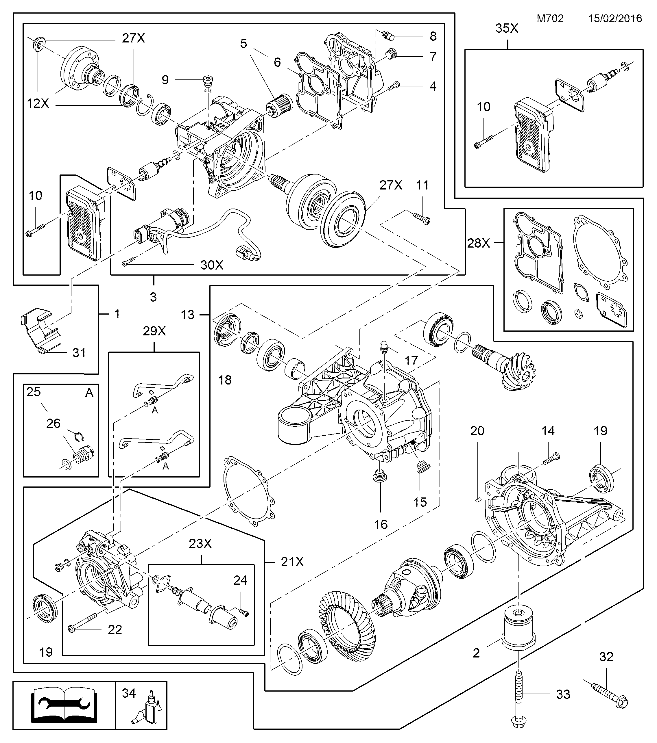 OPEL 201 42 02 - SCREW, CASE, DIFFERENTIAL www.autoricambit.com