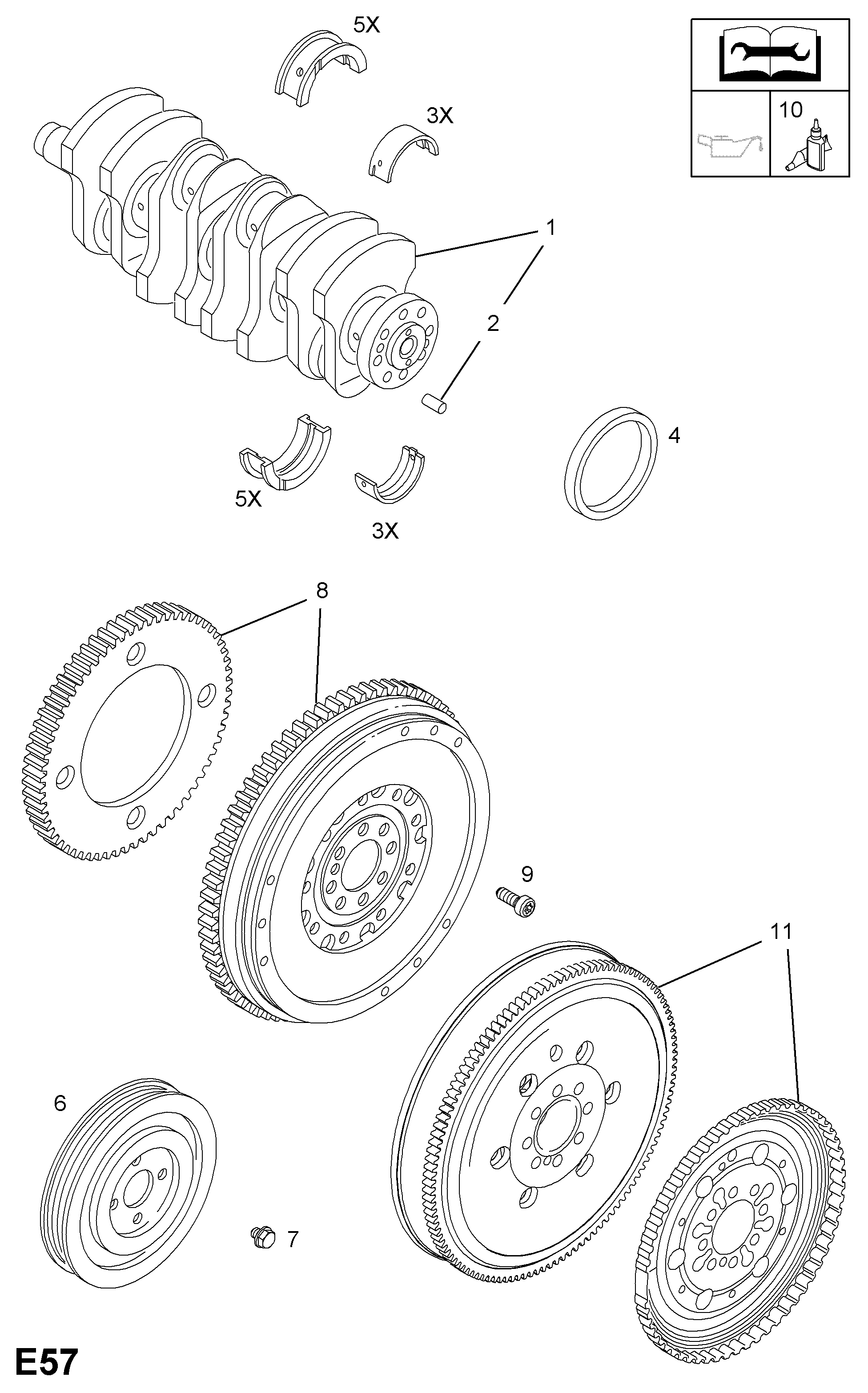 Opel 6 16 364 - Kit frizione www.autoricambit.com