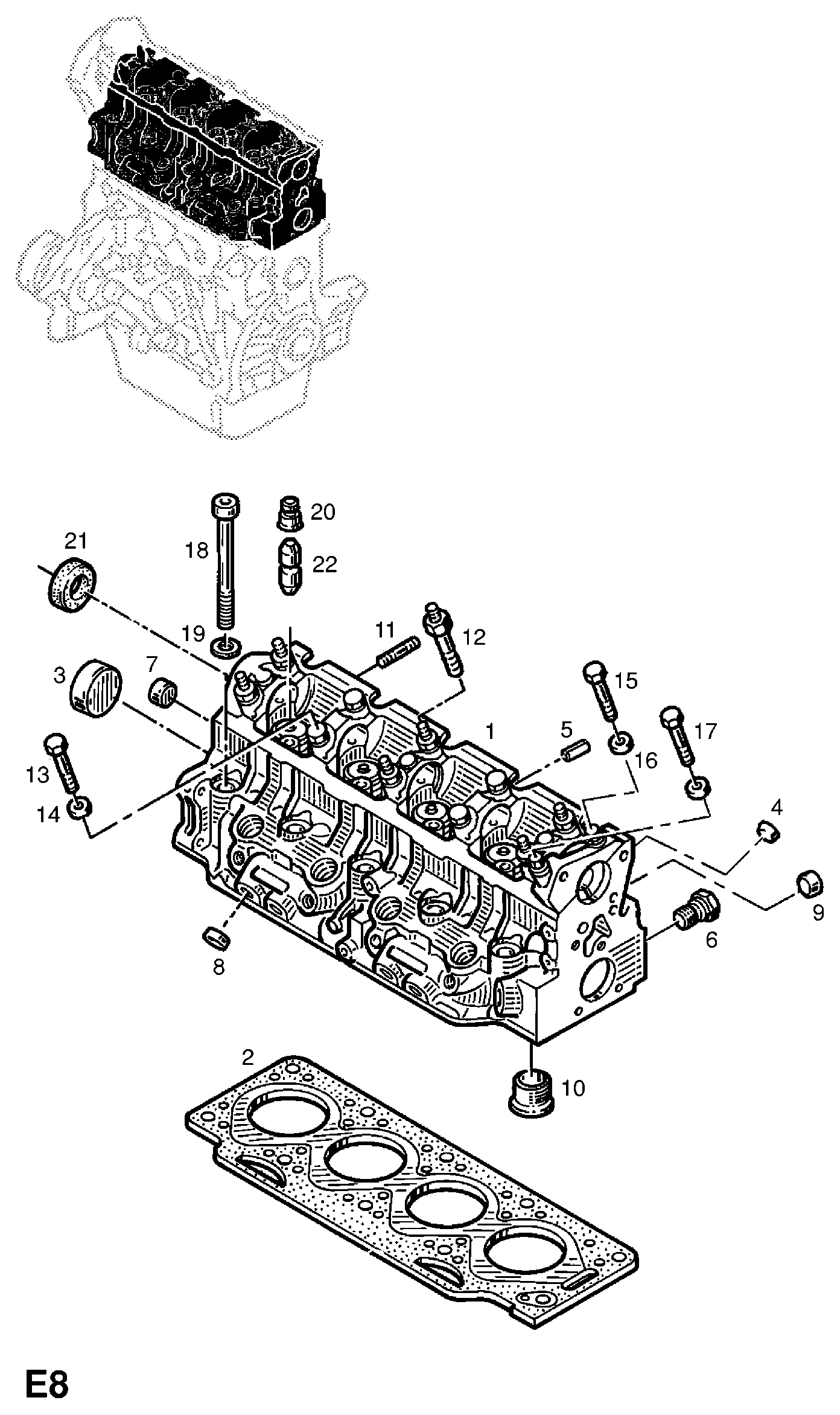 Opel 44 04 965 - Paraolio, Albero a camme www.autoricambit.com