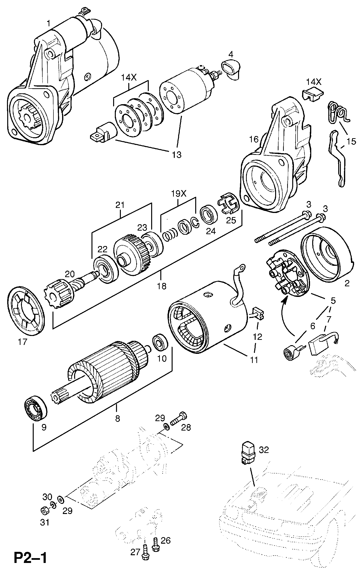 Opel 12 02 154 - Motorino d'avviamento www.autoricambit.com