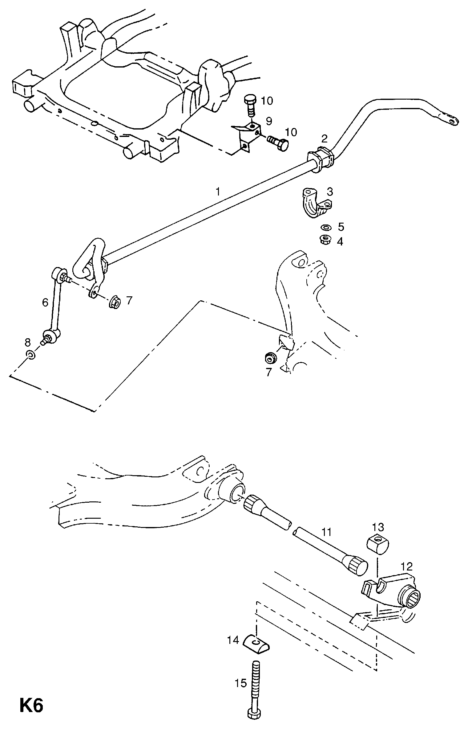 Opel 3 50 608 - Asta/Puntone, Stabilizzatore www.autoricambit.com