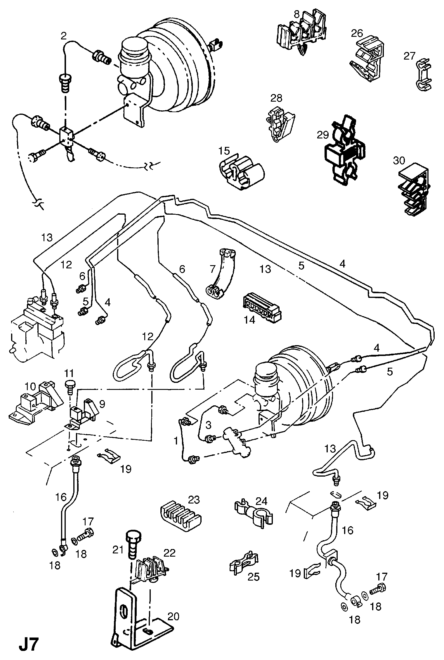 Opel 562354 - Flessibile del freno www.autoricambit.com