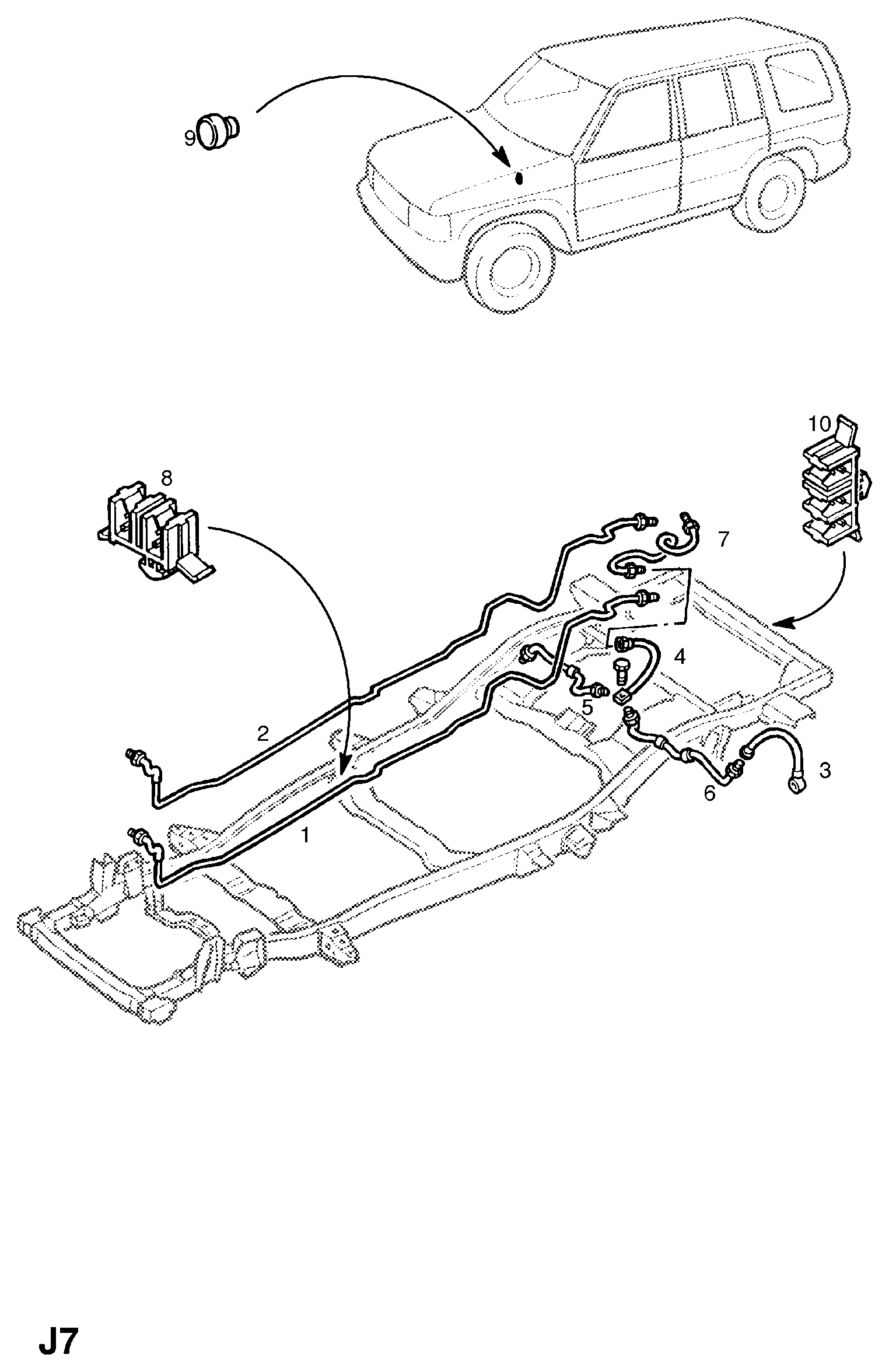 Opel 562382 - Flessibile del freno www.autoricambit.com