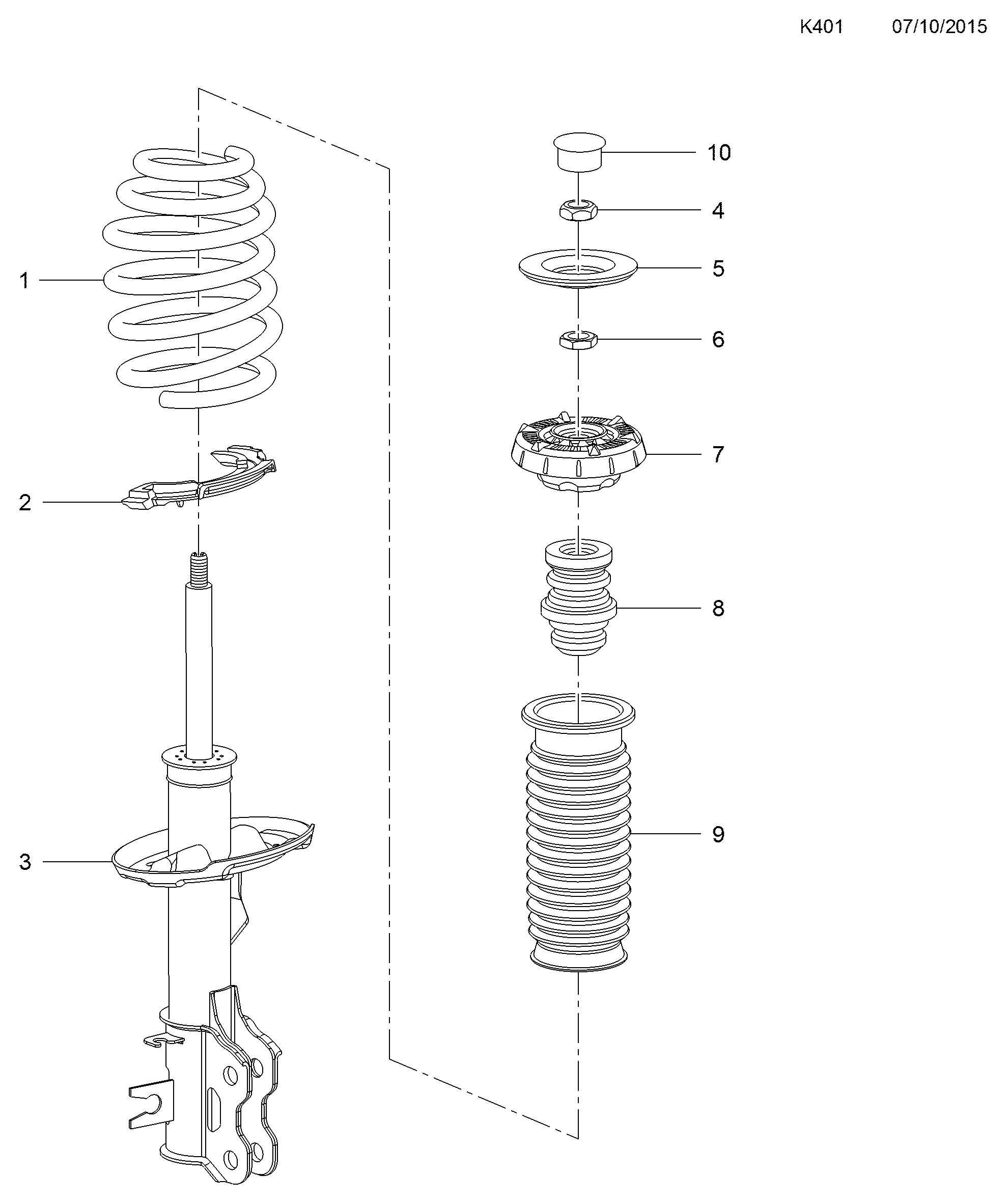 OPEL 3125 40 - DIFFERENTIAL BEARING www.autoricambit.com