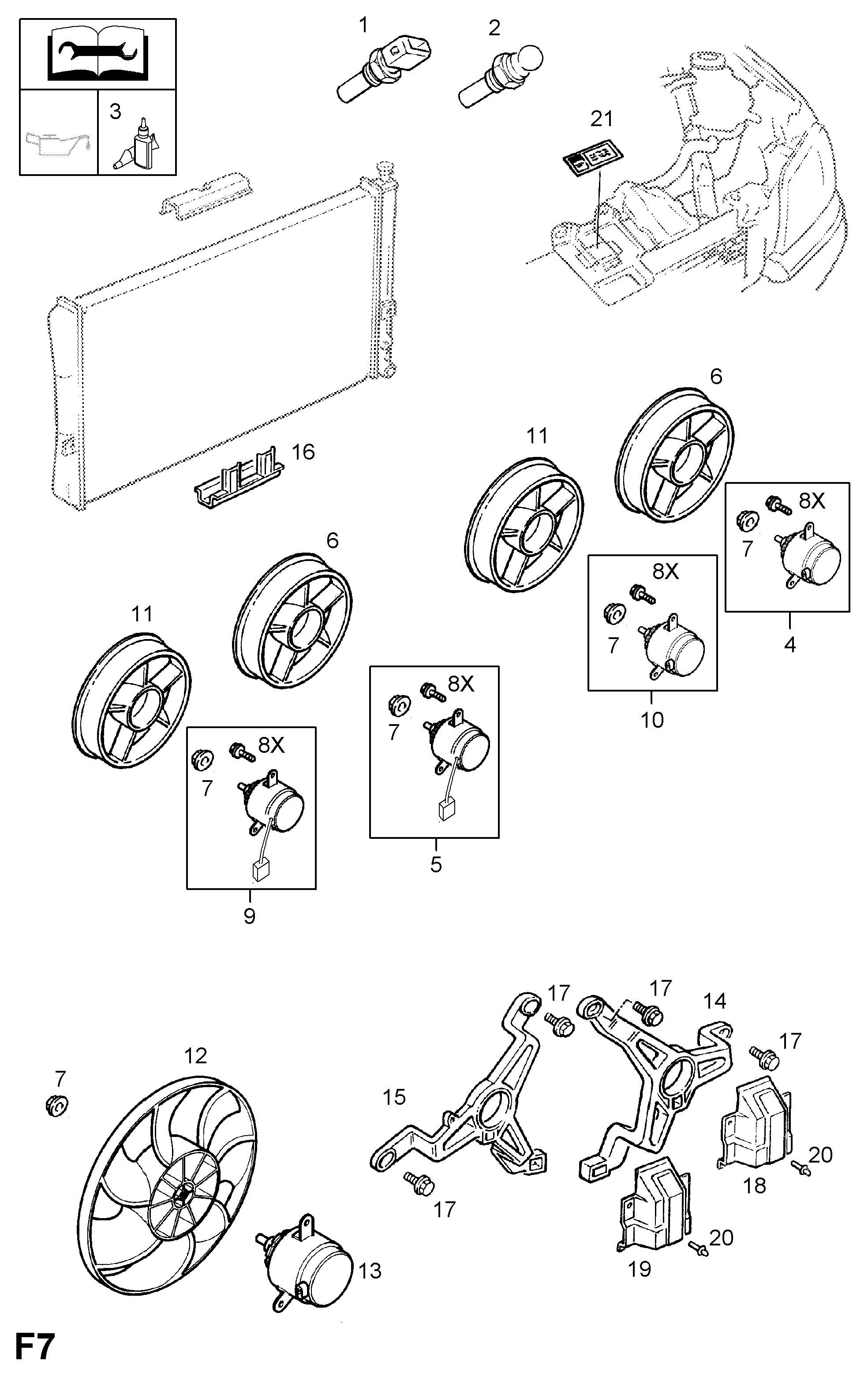 Opel 13 38 458 - Sensore, Temperatura refrigerante www.autoricambit.com