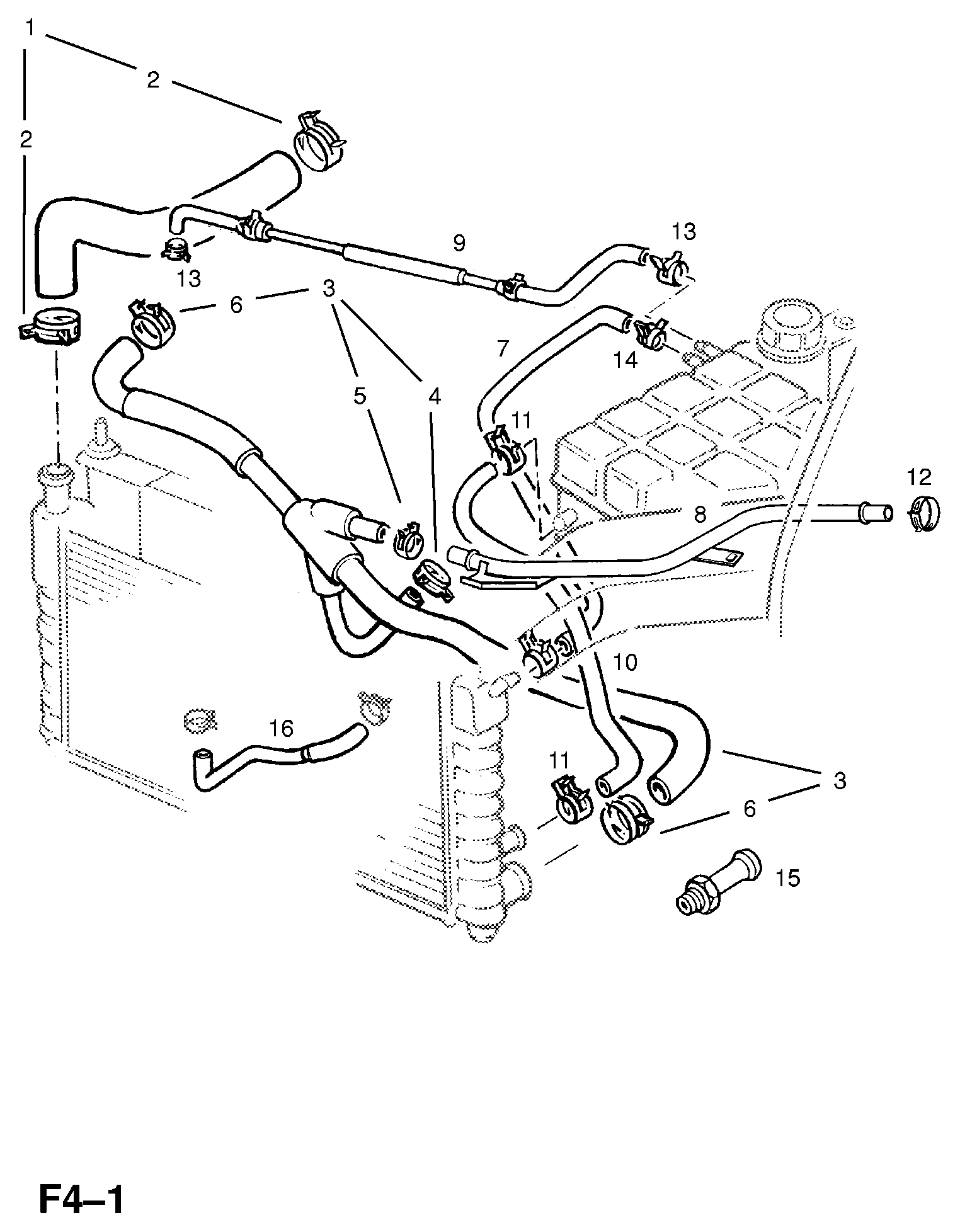 FORD 1337960 - Griglia radiatore www.autoricambit.com