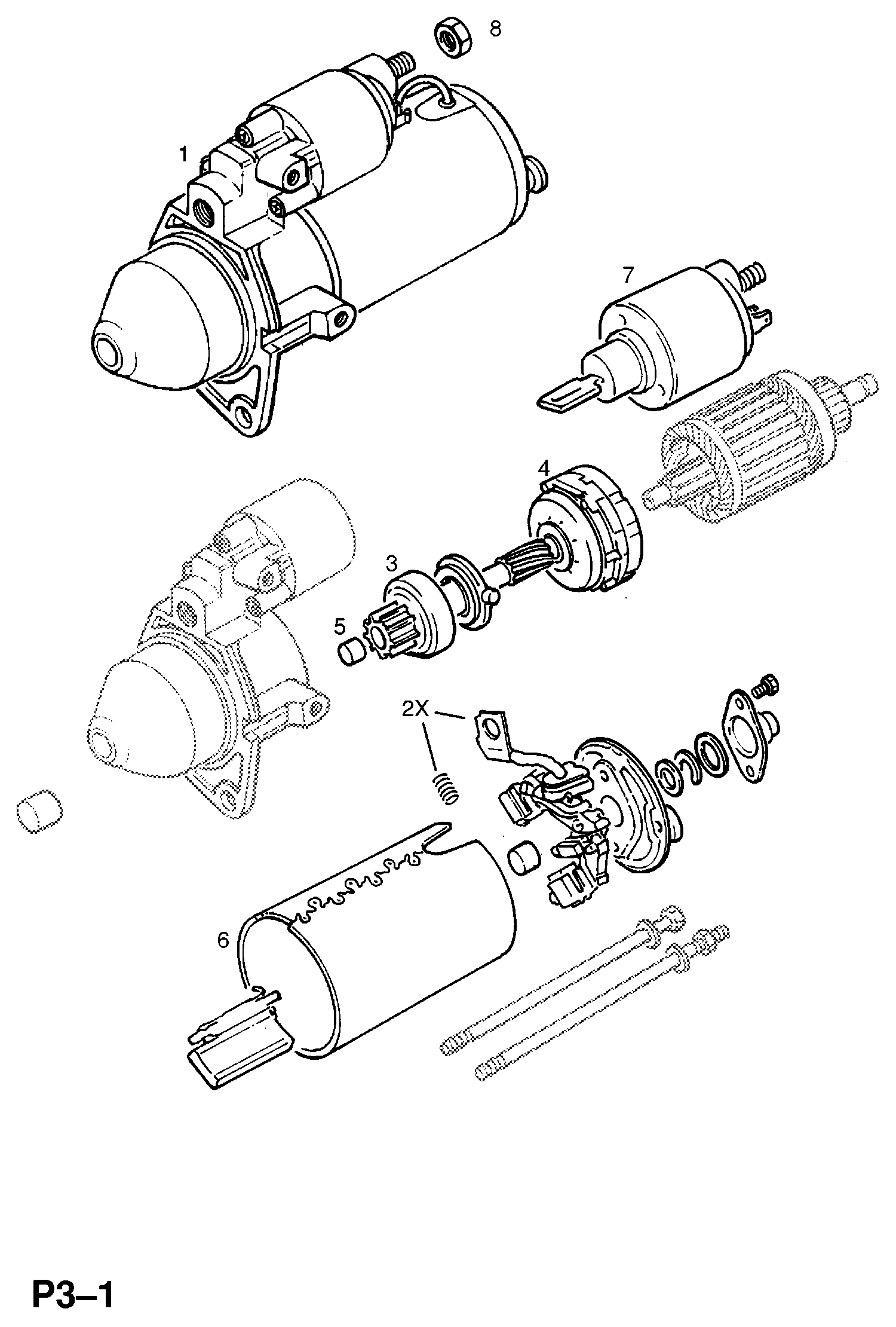 Opel 12 02 148 - Motorino d'avviamento www.autoricambit.com