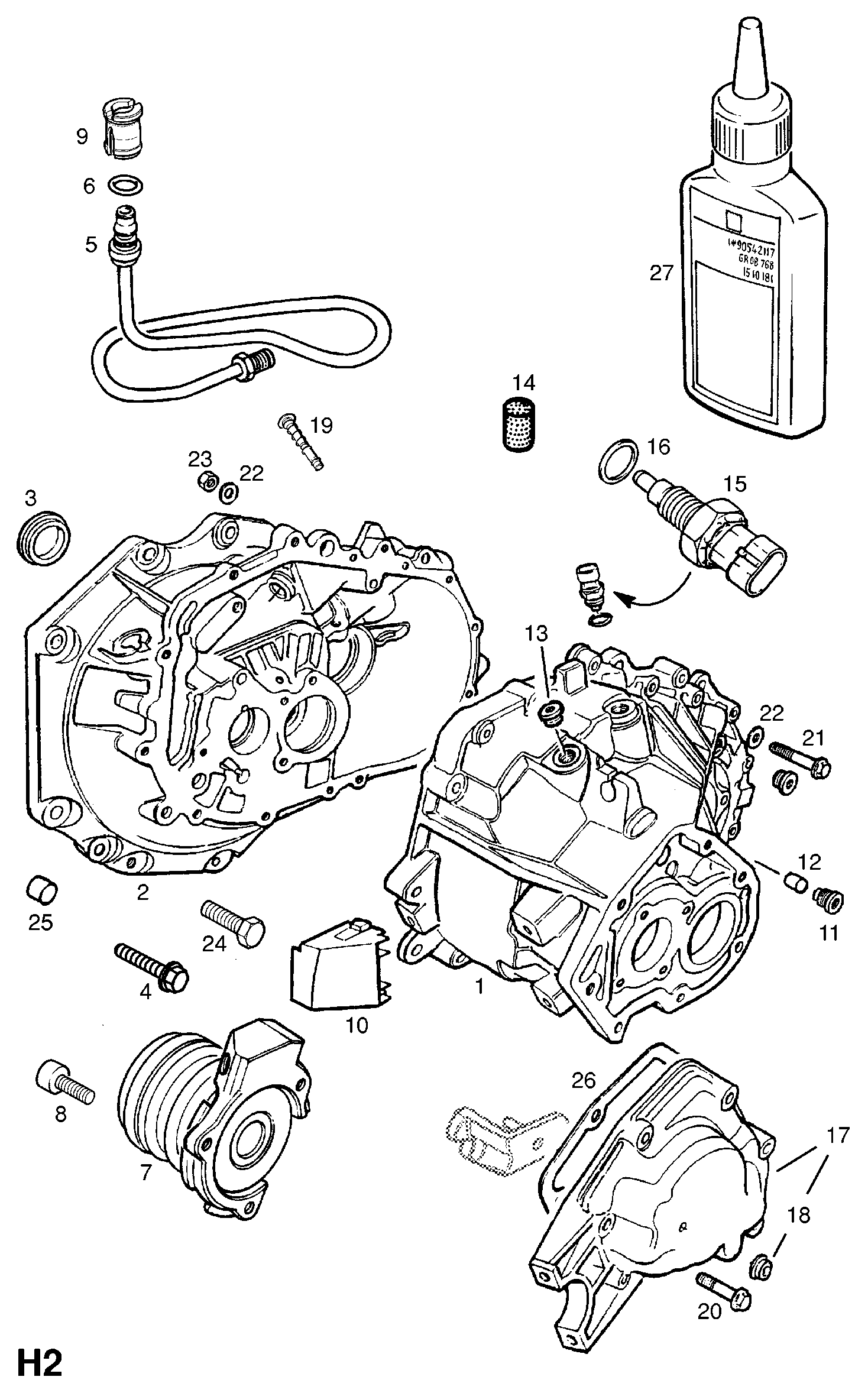 Opel 56 79 300 - Dispositivo disinnesto centrale, Frizione www.autoricambit.com