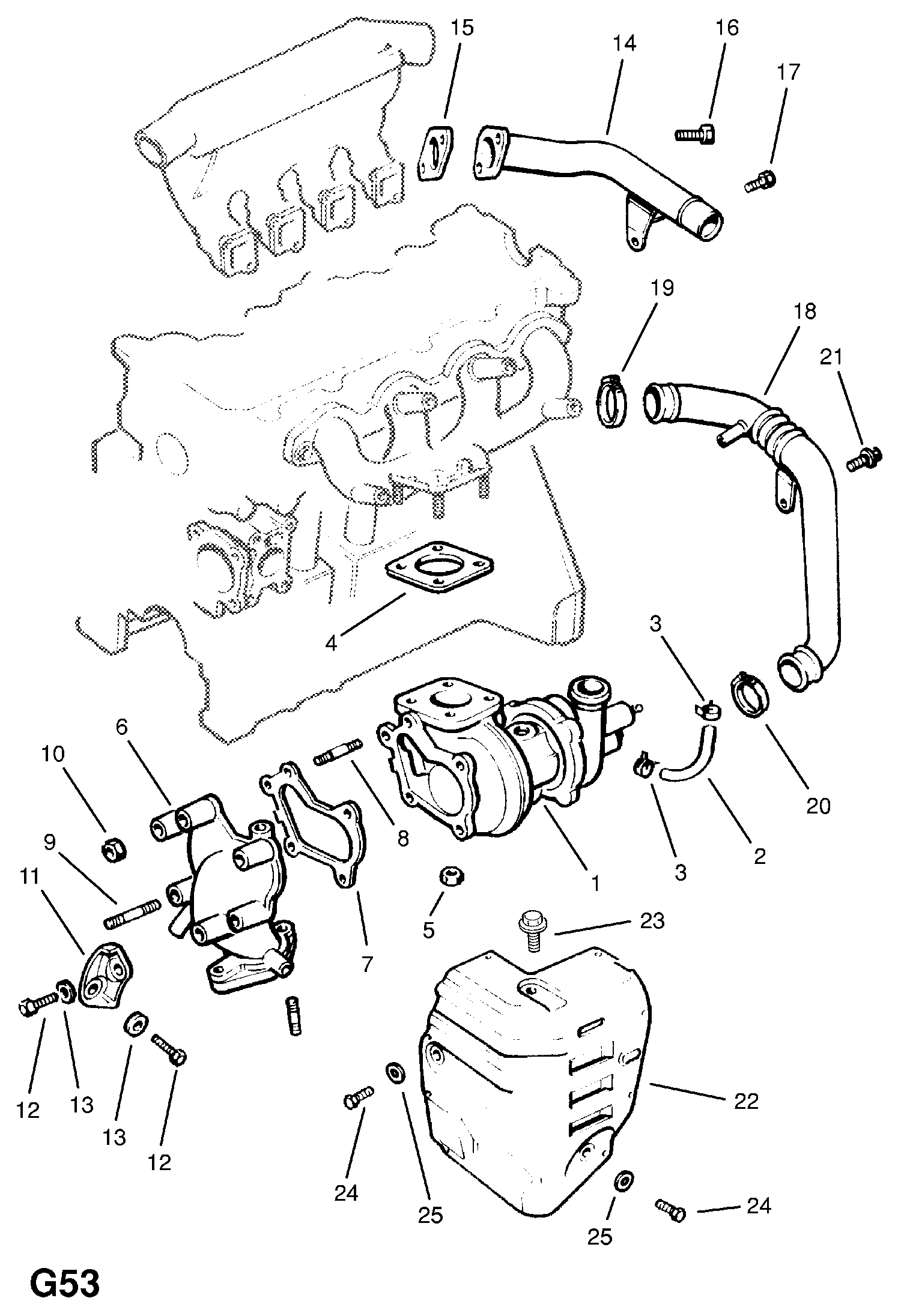 Opel 860021 - Turbocompressore, Sovralimentazione www.autoricambit.com