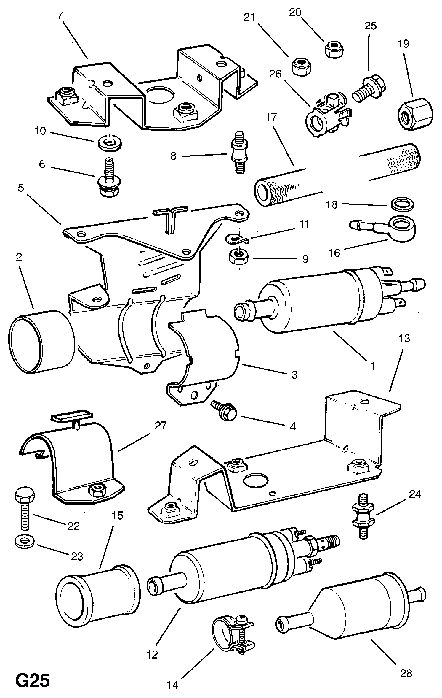 Opel 8 15 004 - Pompa carburante www.autoricambit.com