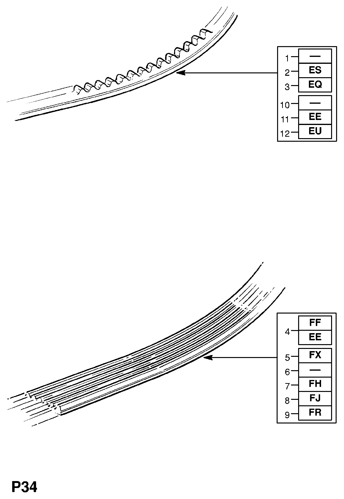 Opel 1340617 - Cinghia Poly-V www.autoricambit.com