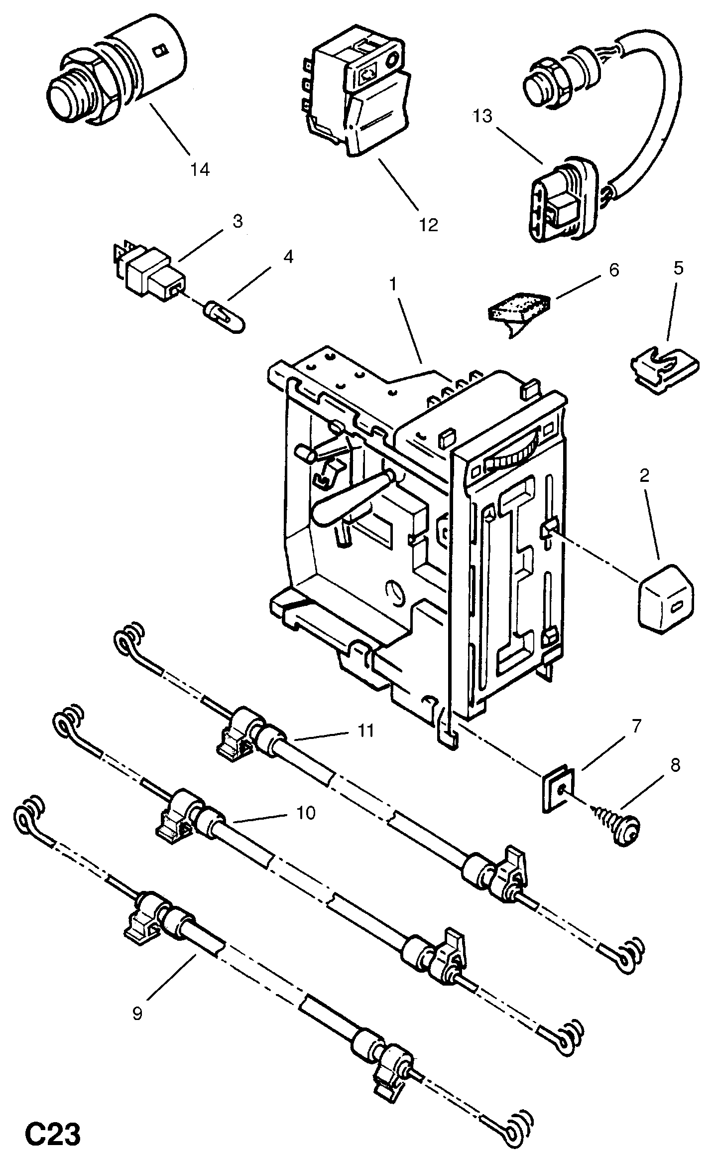 Volvo 1 235 887 - Regolatore di tensione del generatore www.autoricambit.com