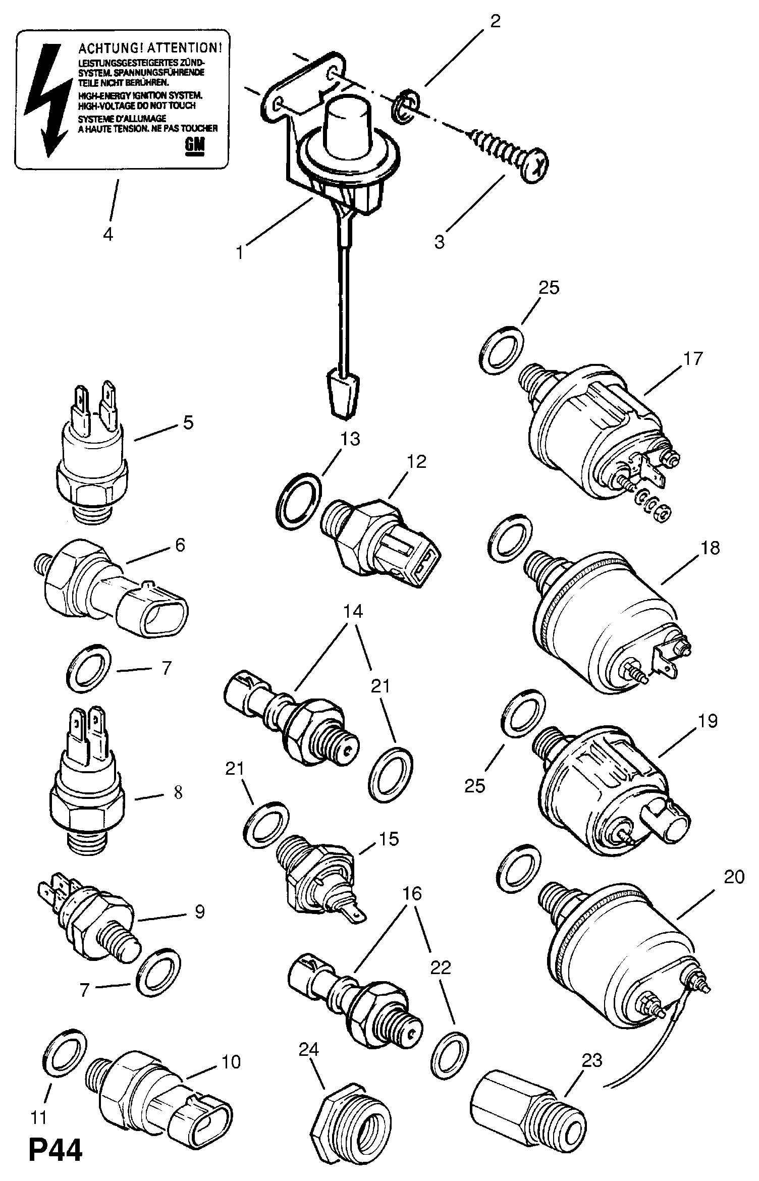 Opel 20 91 015 - Anello di tenuta, vite di scarico olio www.autoricambit.com