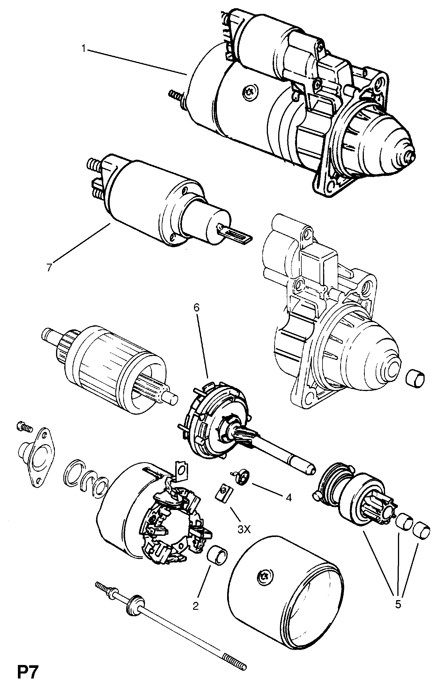 Opel 1202056 - Elettromagnete, Motore d'avviamento www.autoricambit.com