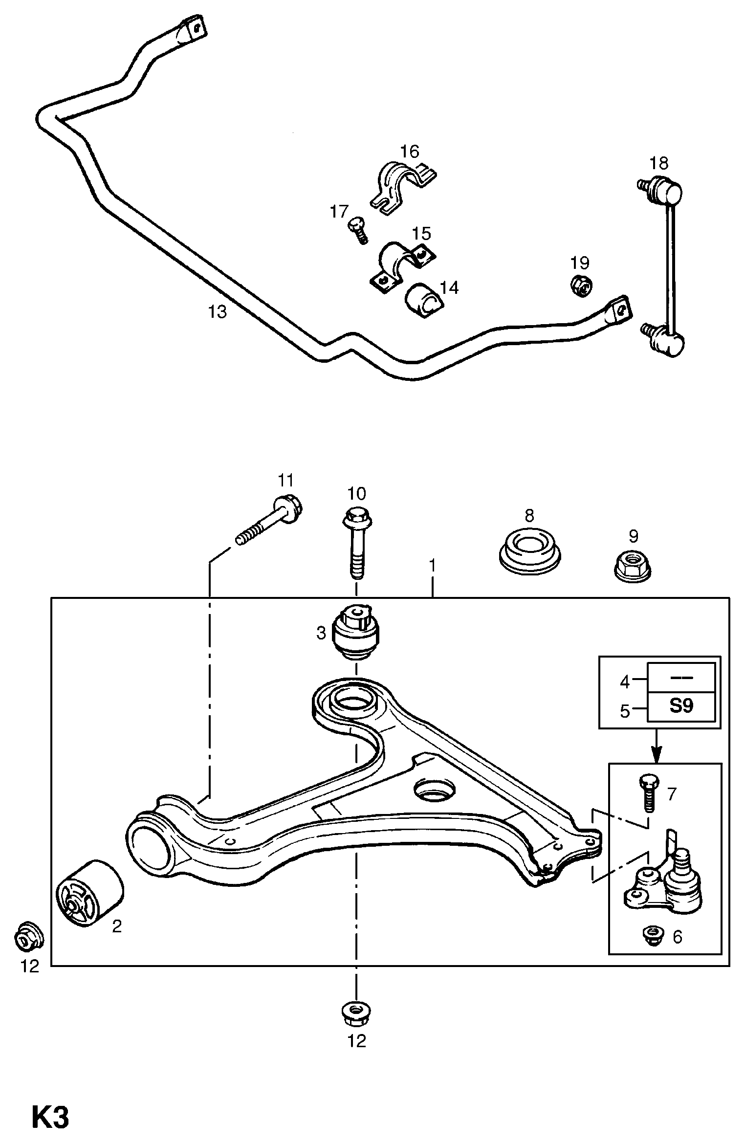 Opel 3 52 028 - Sospensione a ruote indipendenti www.autoricambit.com