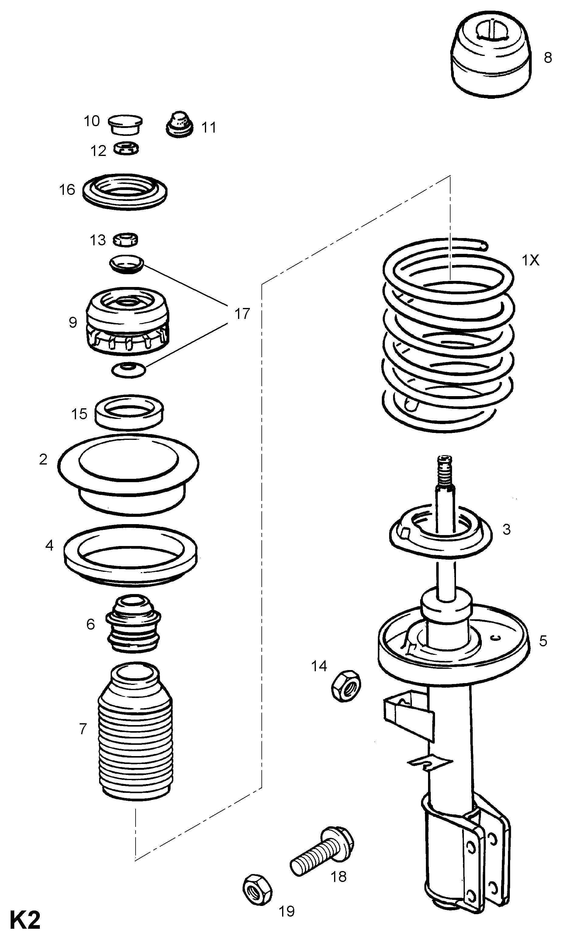 CITROËN 312506 - SEAT, FRONT SPRING, UPPER (NLS.- NO REPLACEMENT PART) www.autoricambit.com