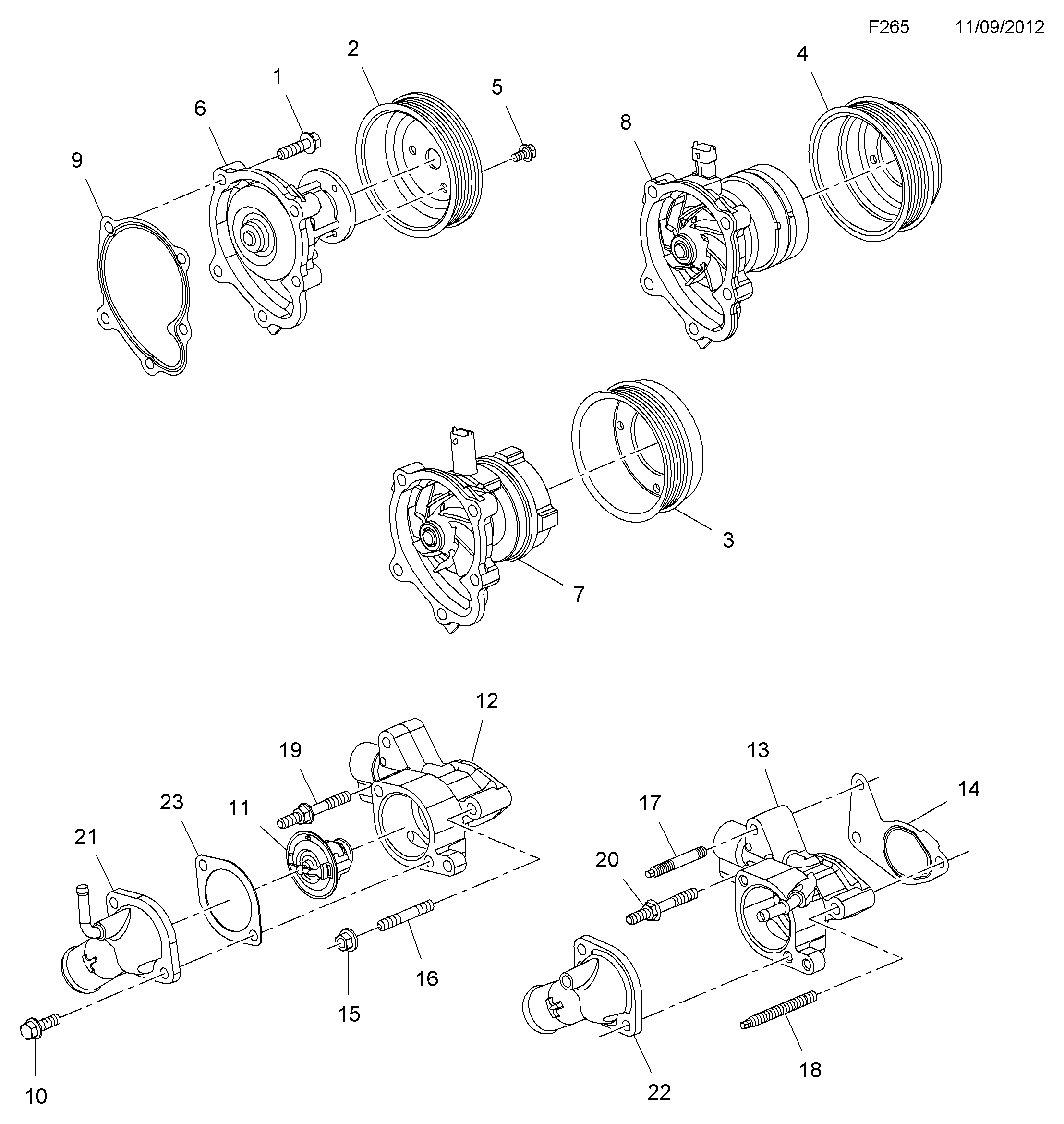 FORD 1338276 - THERMOSTAT www.autoricambit.com