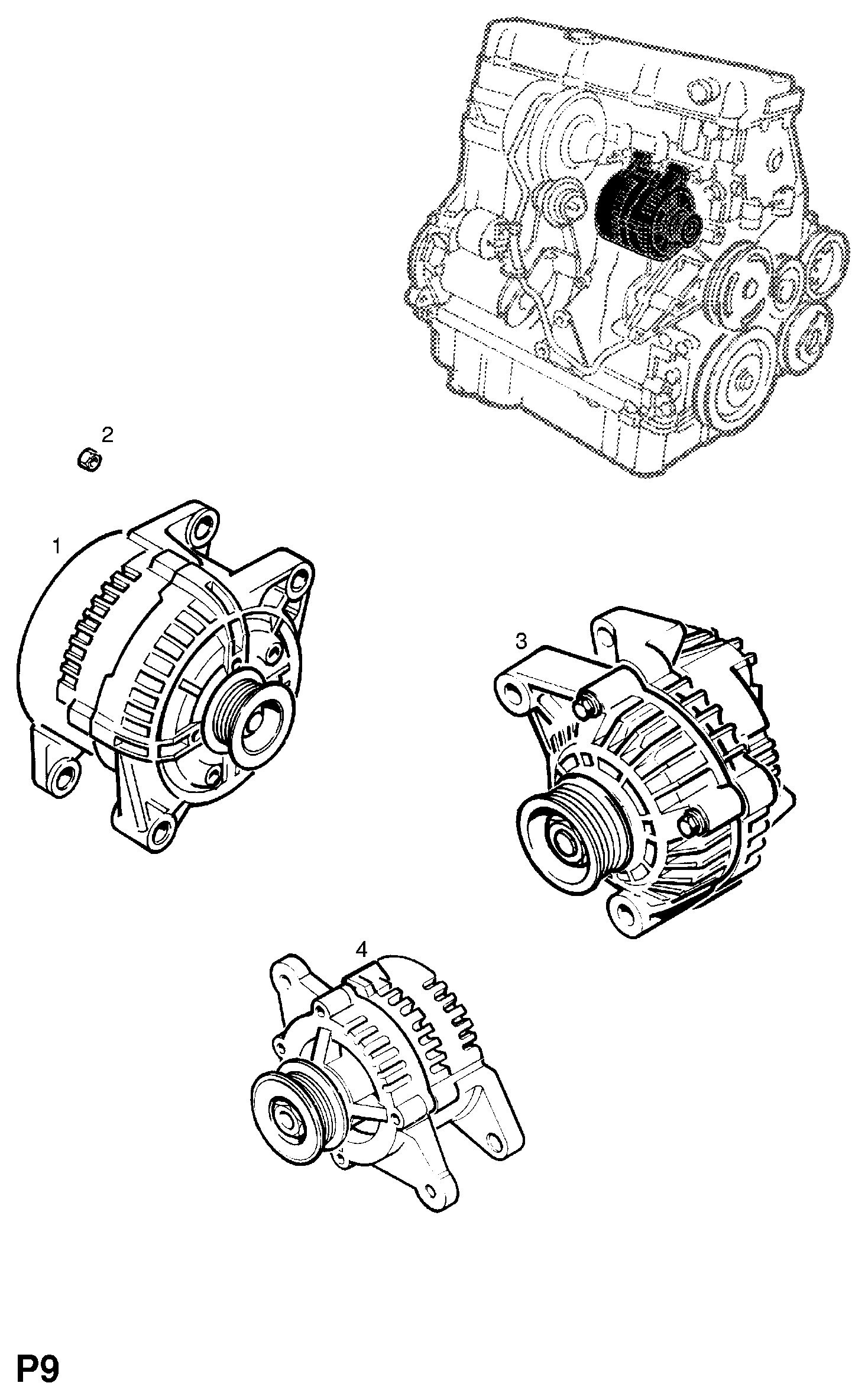 Opel 62 04 024 - Alternatore www.autoricambit.com