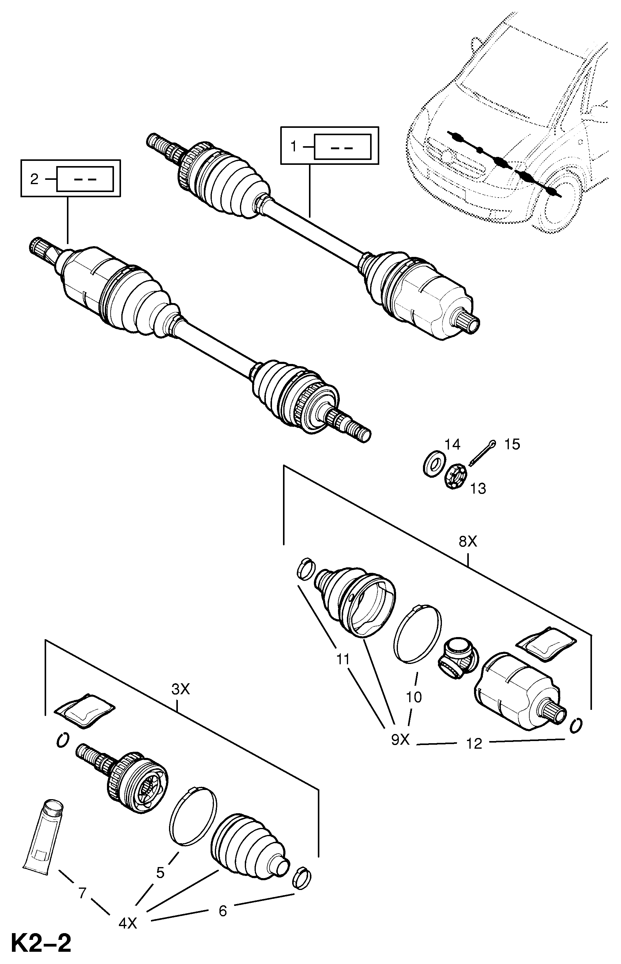 Opel 3 74 553 - Albero motore/Semiasse www.autoricambit.com