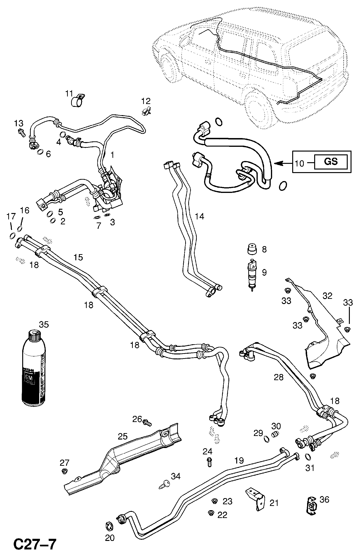 Opel 20 48 992 - Tendicinghia, Cinghia Poly-V www.autoricambit.com