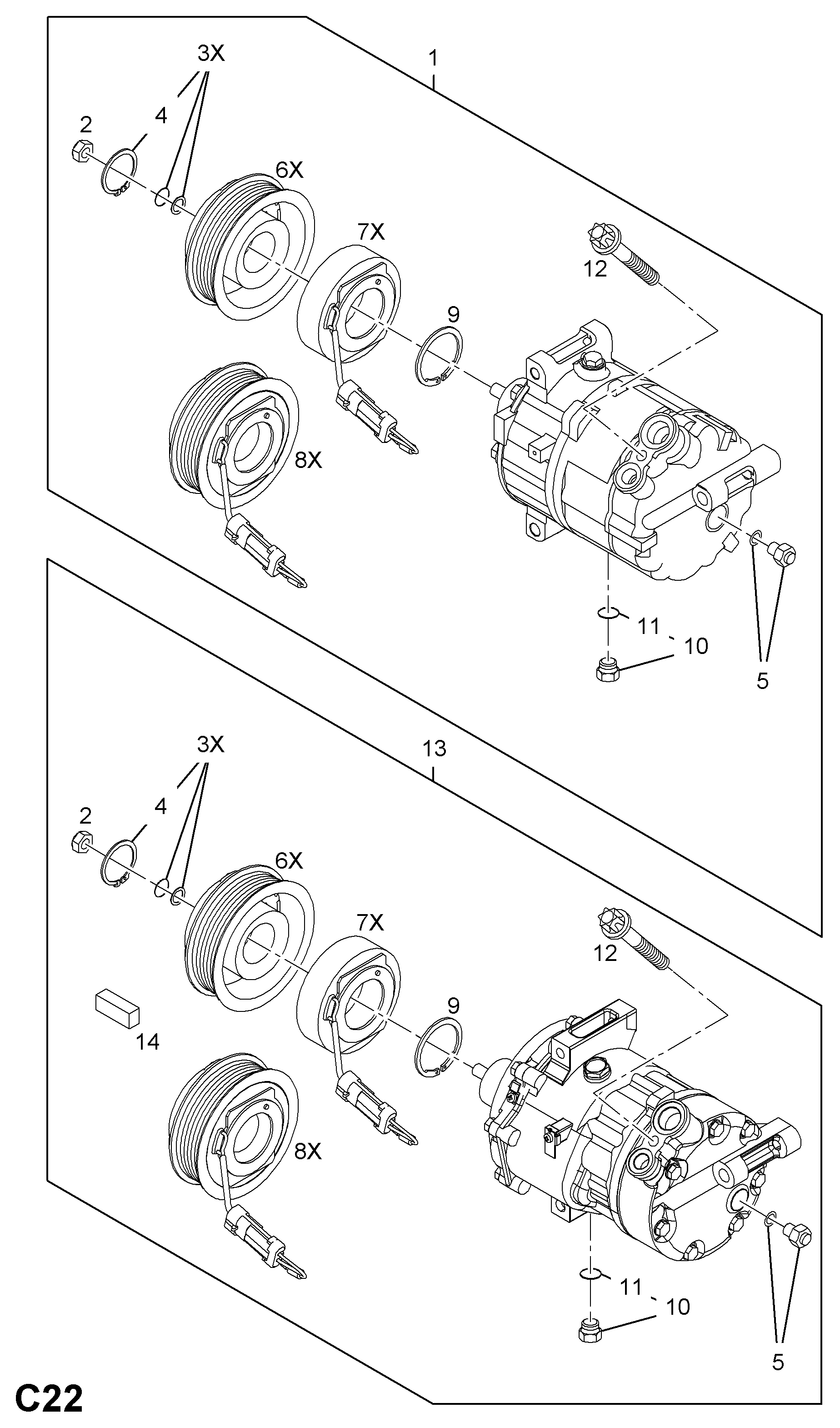 FIAT 6854003 - Compressore, Climatizzatore www.autoricambit.com