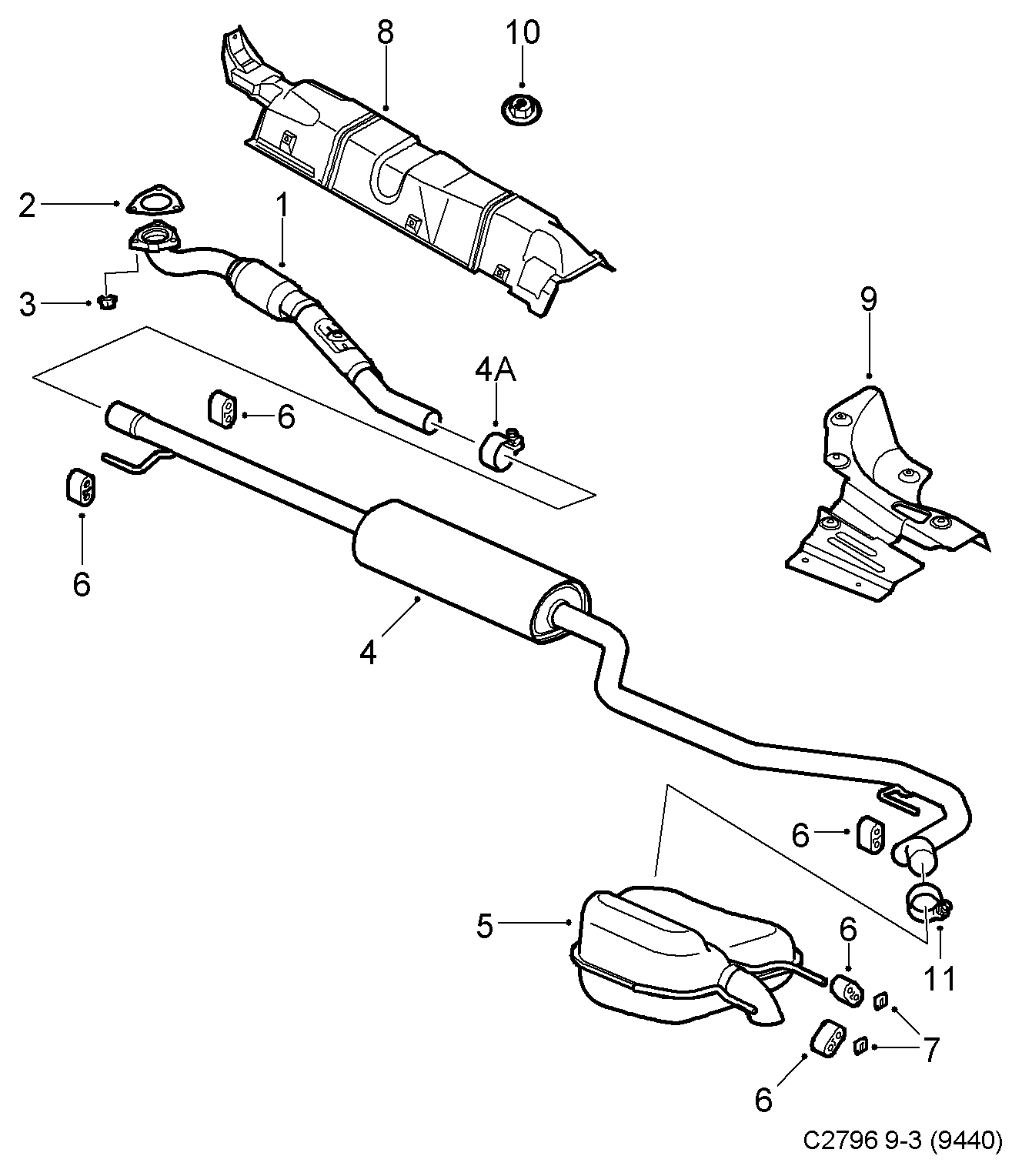 Opel 55 557 507 - Guarnizione, Tubo gas scarico www.autoricambit.com