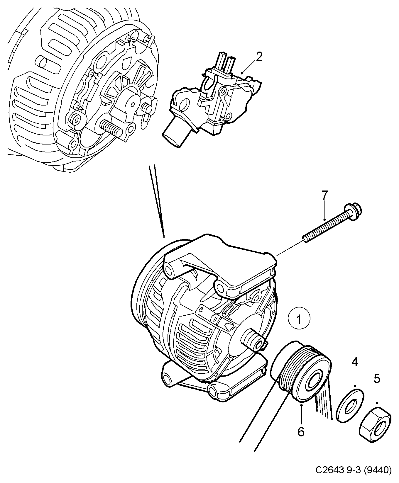 SAAB 12 75 7363 - Alternatore www.autoricambit.com