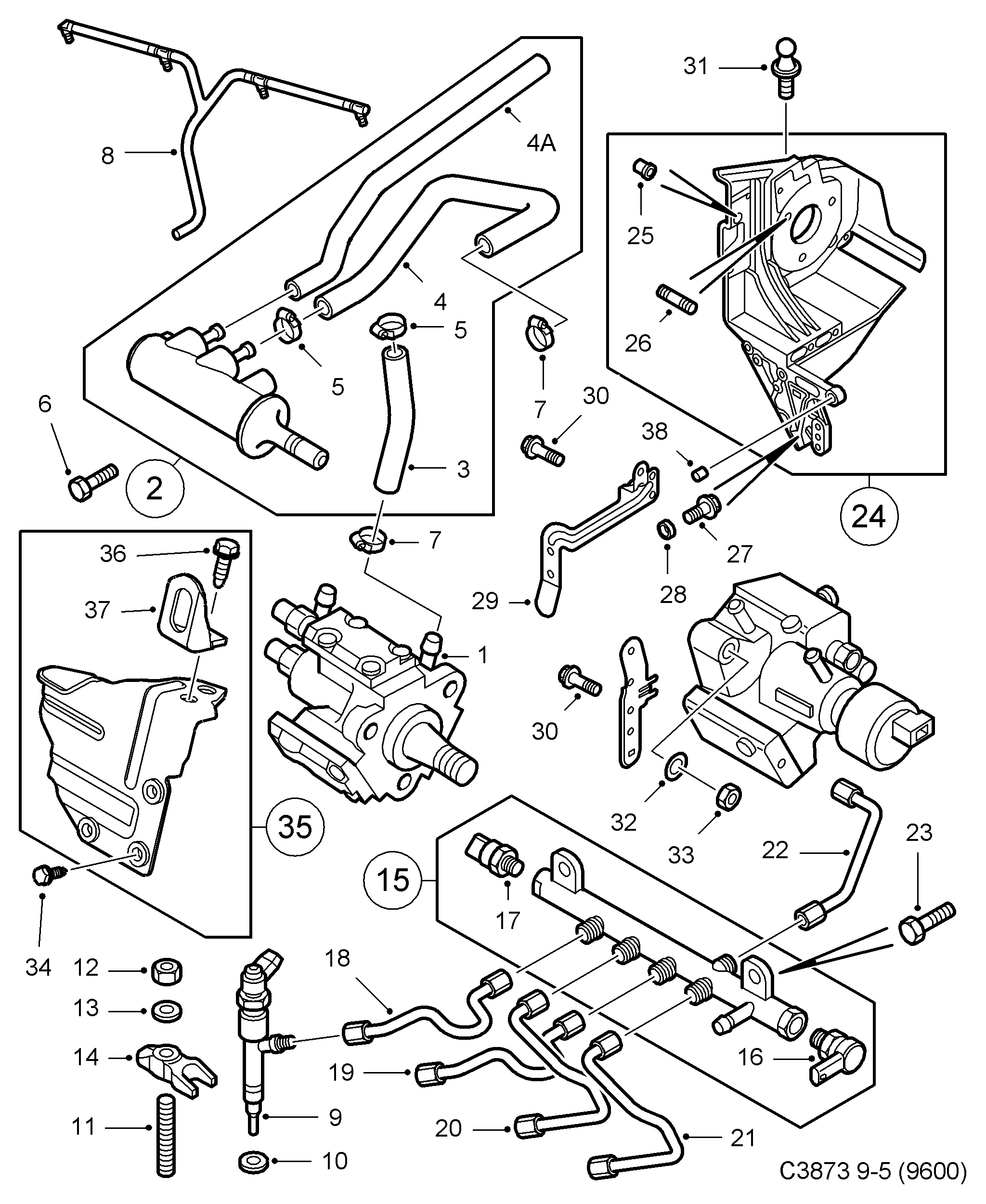 Opel 93181654 - Valvola regolapressione, Sistema Common-Rail www.autoricambit.com