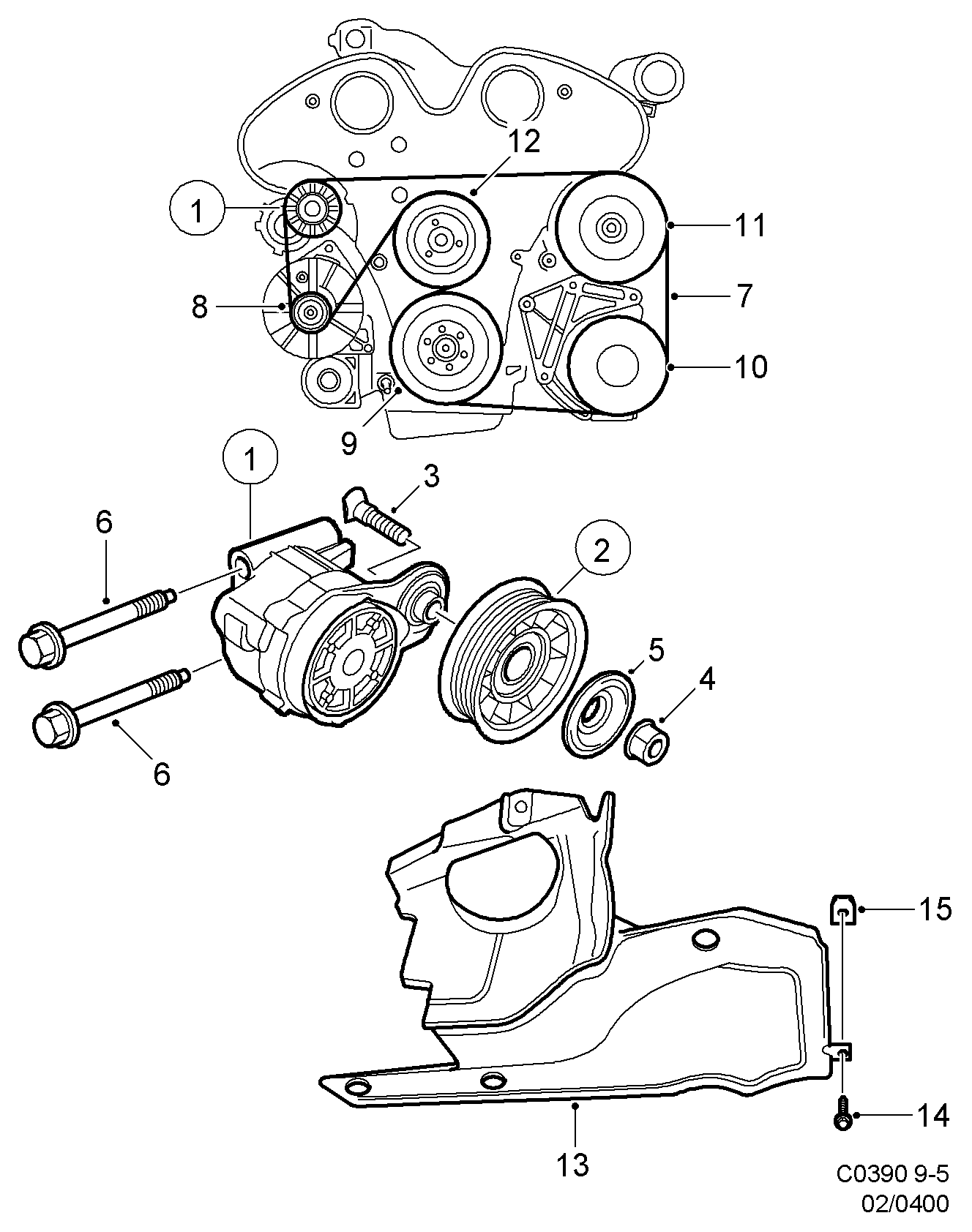 Opel 4899555 - Cinghia Poly-V www.autoricambit.com