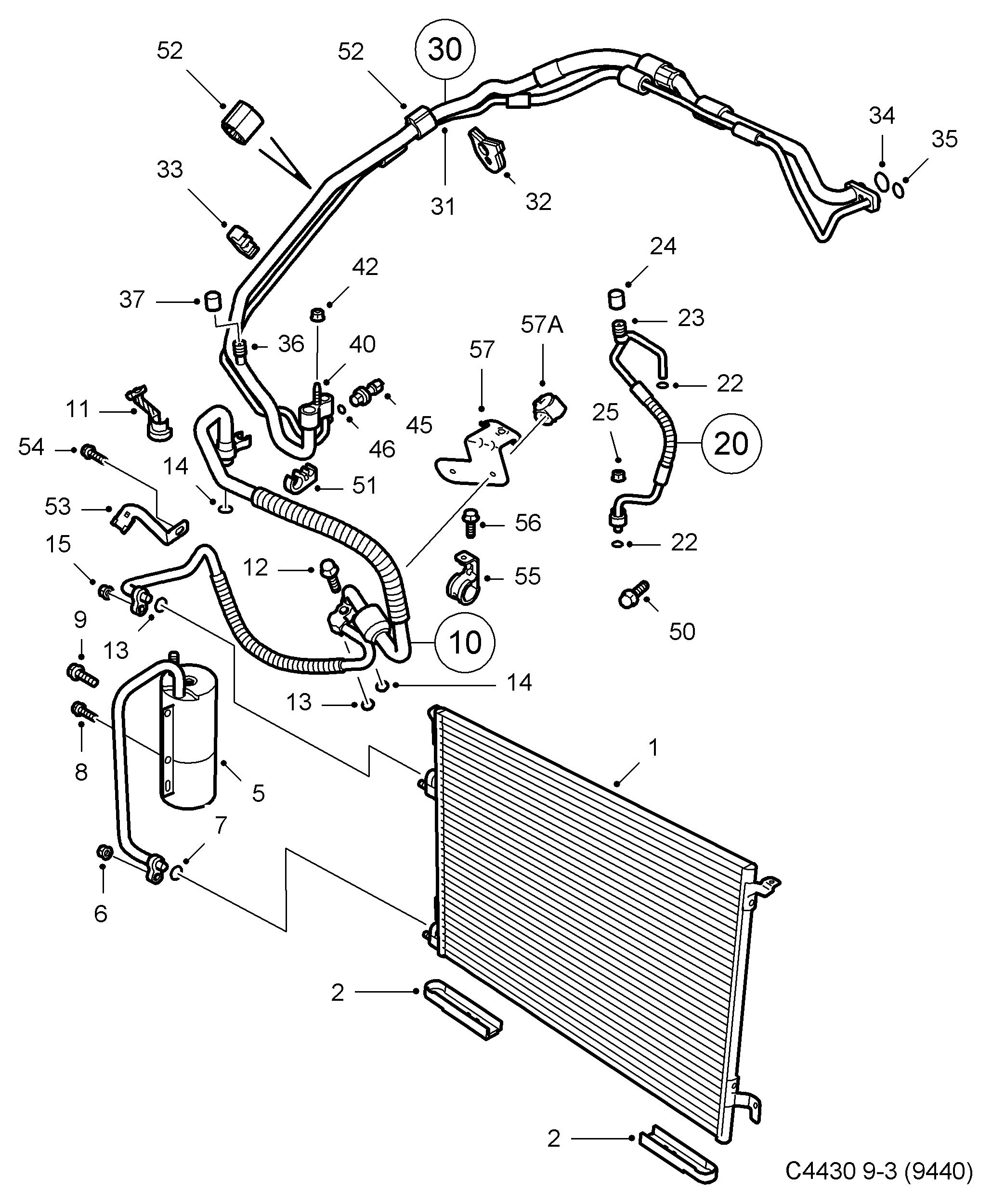 OM 12793296 - Condensatore, Climatizzatore www.autoricambit.com