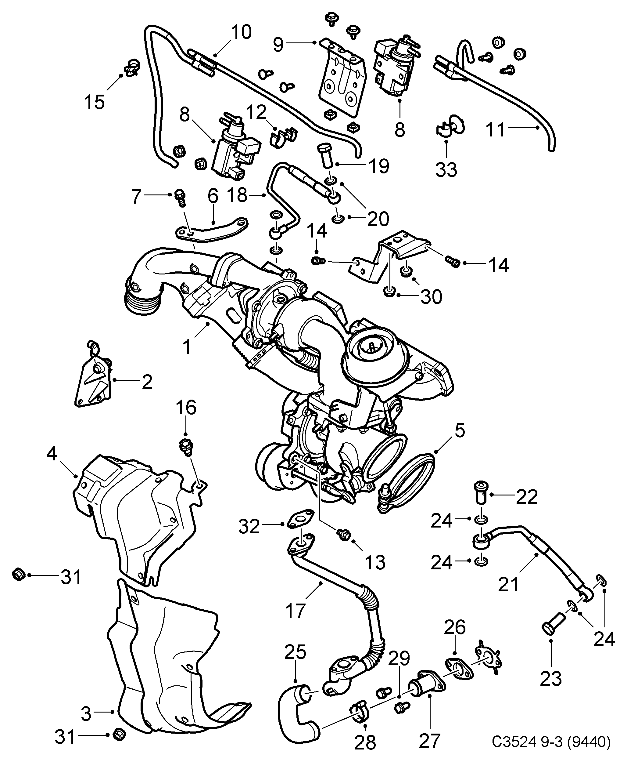 FIAT 93194991 - Turbocompressore, Sovralimentazione www.autoricambit.com