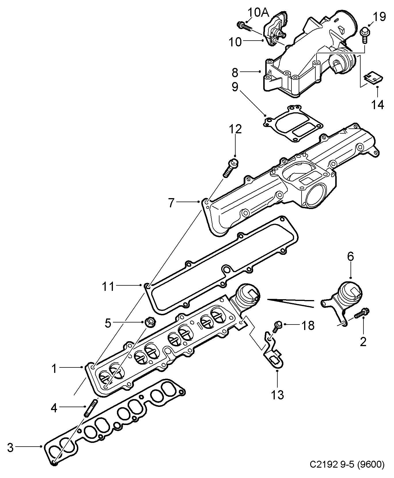 SAAB 53 41 409 - Sensor MAP, pressione del collettore di aspirazione www.autoricambit.com