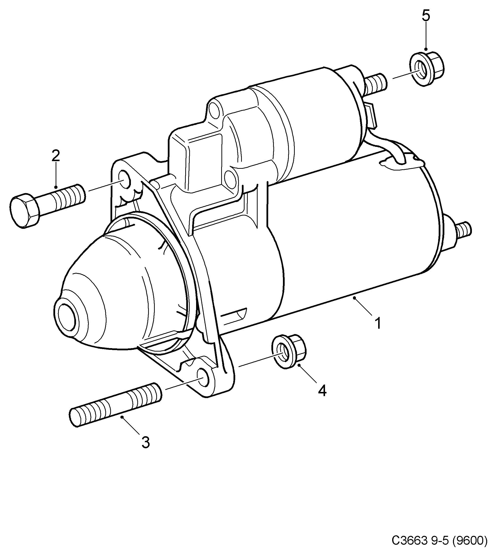 SAAB 46 70 428 - Motorino d'avviamento www.autoricambit.com