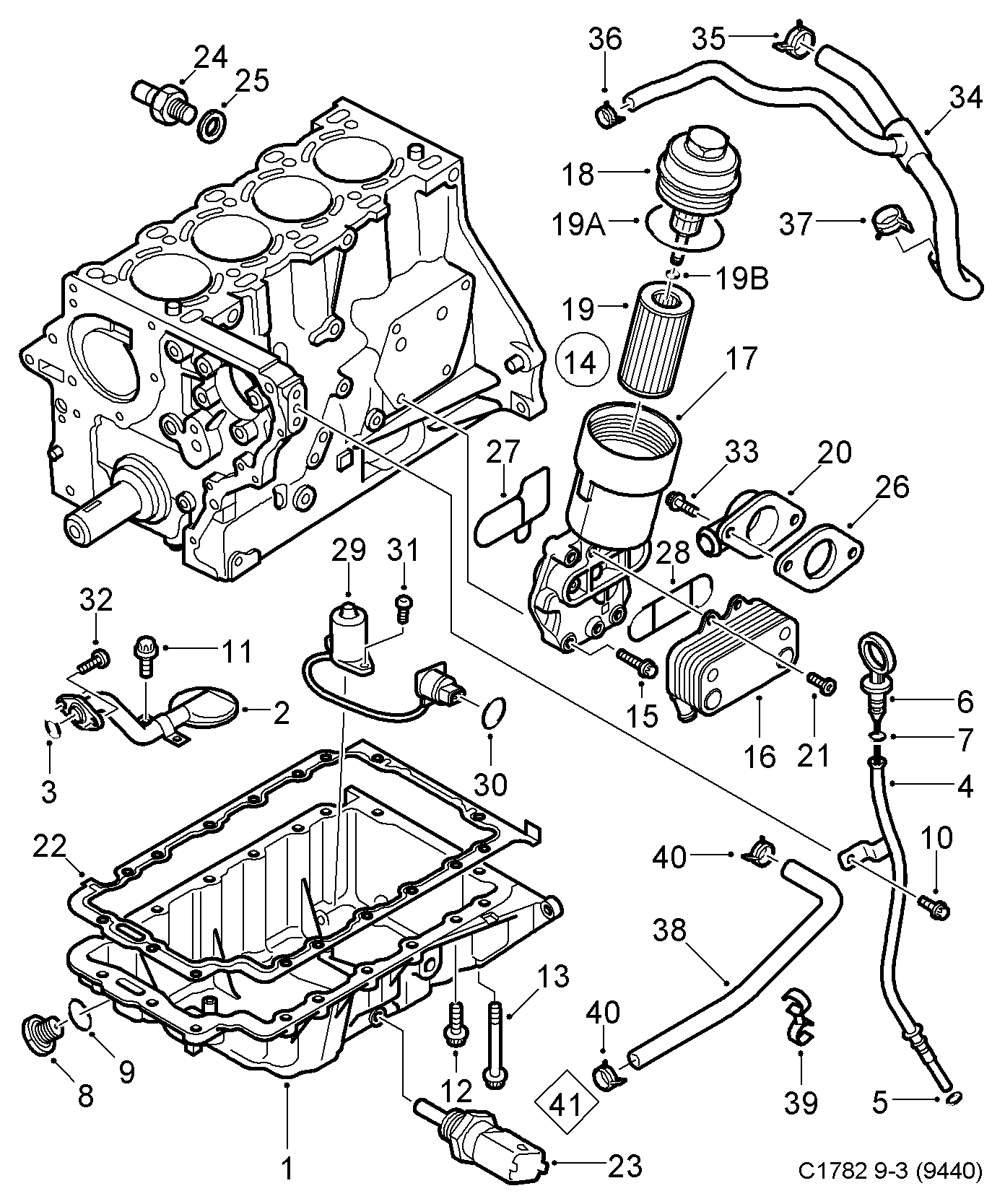 Opel 90 569 684 - Sensore, Pressione olio www.autoricambit.com