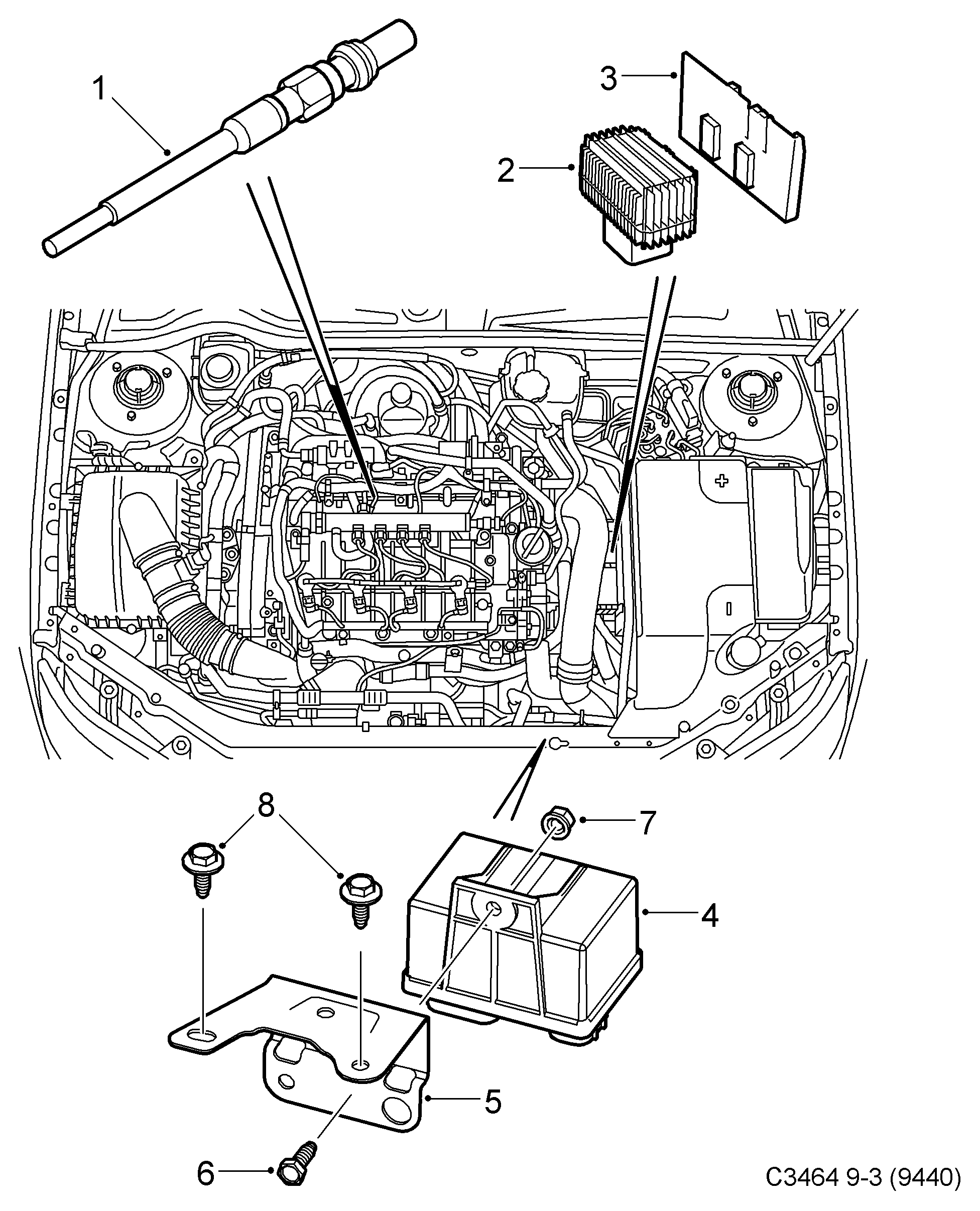 Opel 93178225 - Candeletta www.autoricambit.com