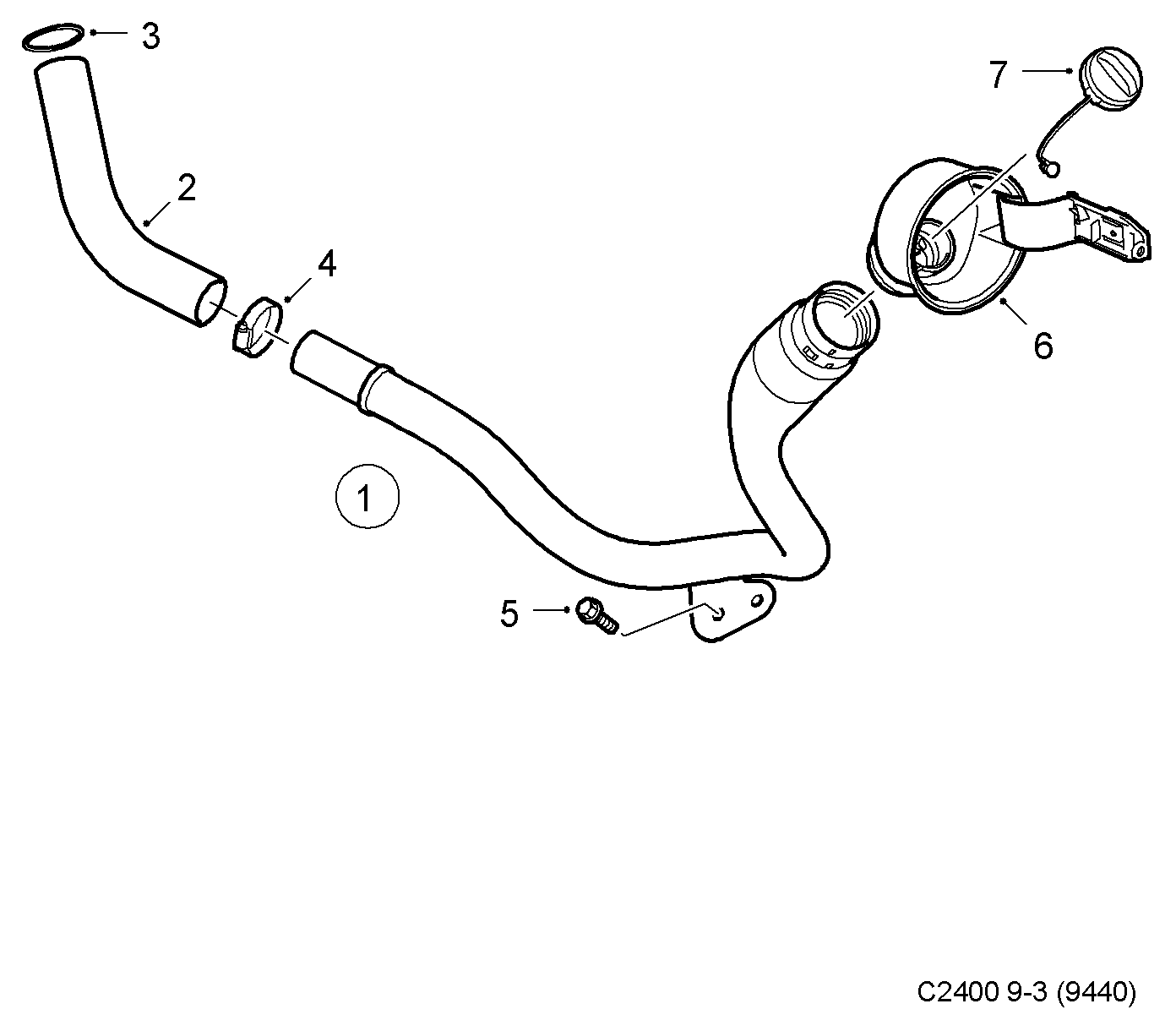 Opel 90501145 - Chiusura, serbatoio carburante www.autoricambit.com