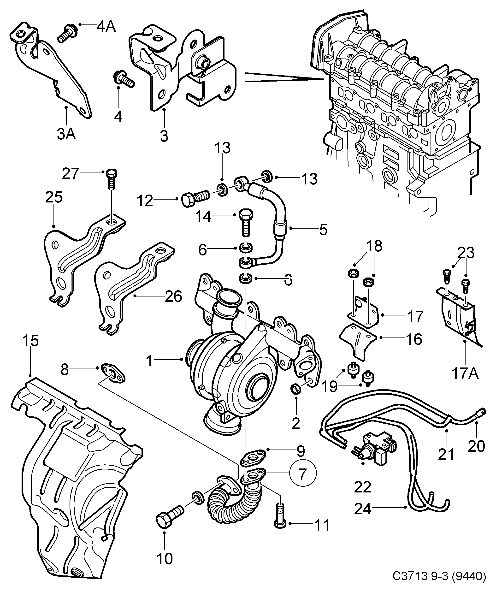 Lancia 93184790 - Turbocompressore, Sovralimentazione www.autoricambit.com