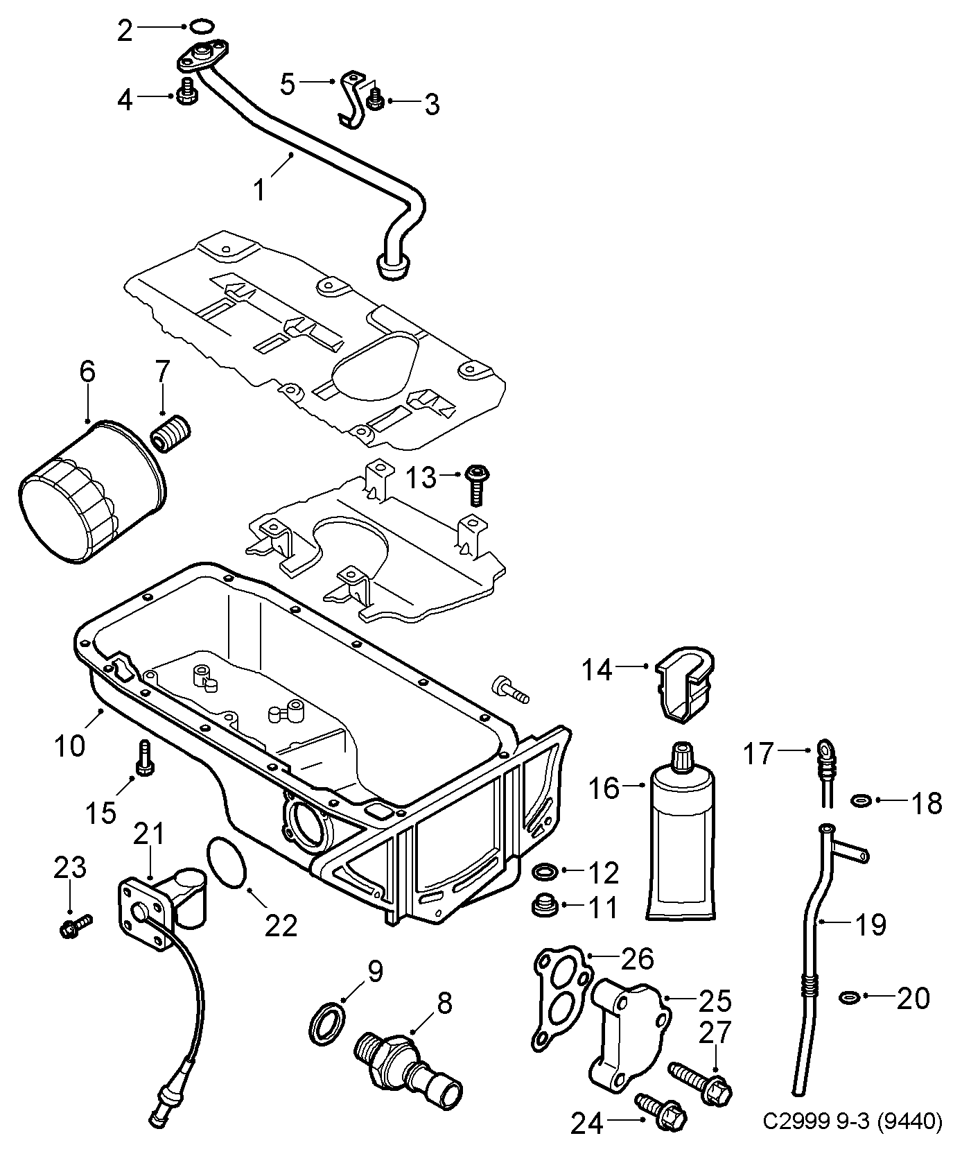 Opel 93185475 - Filtro olio www.autoricambit.com