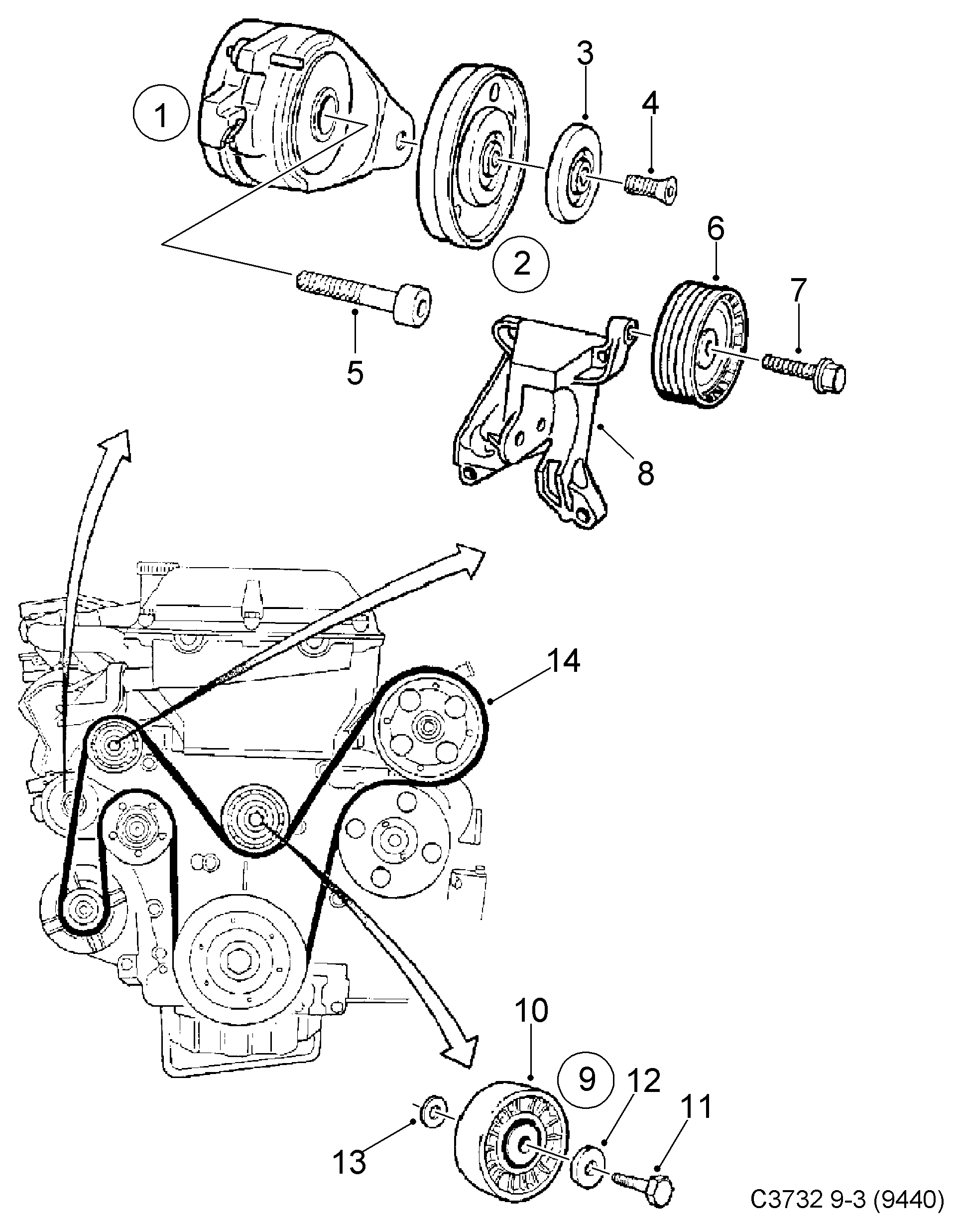 Mitsubishi 4359063 - Cinghia Poly-V www.autoricambit.com