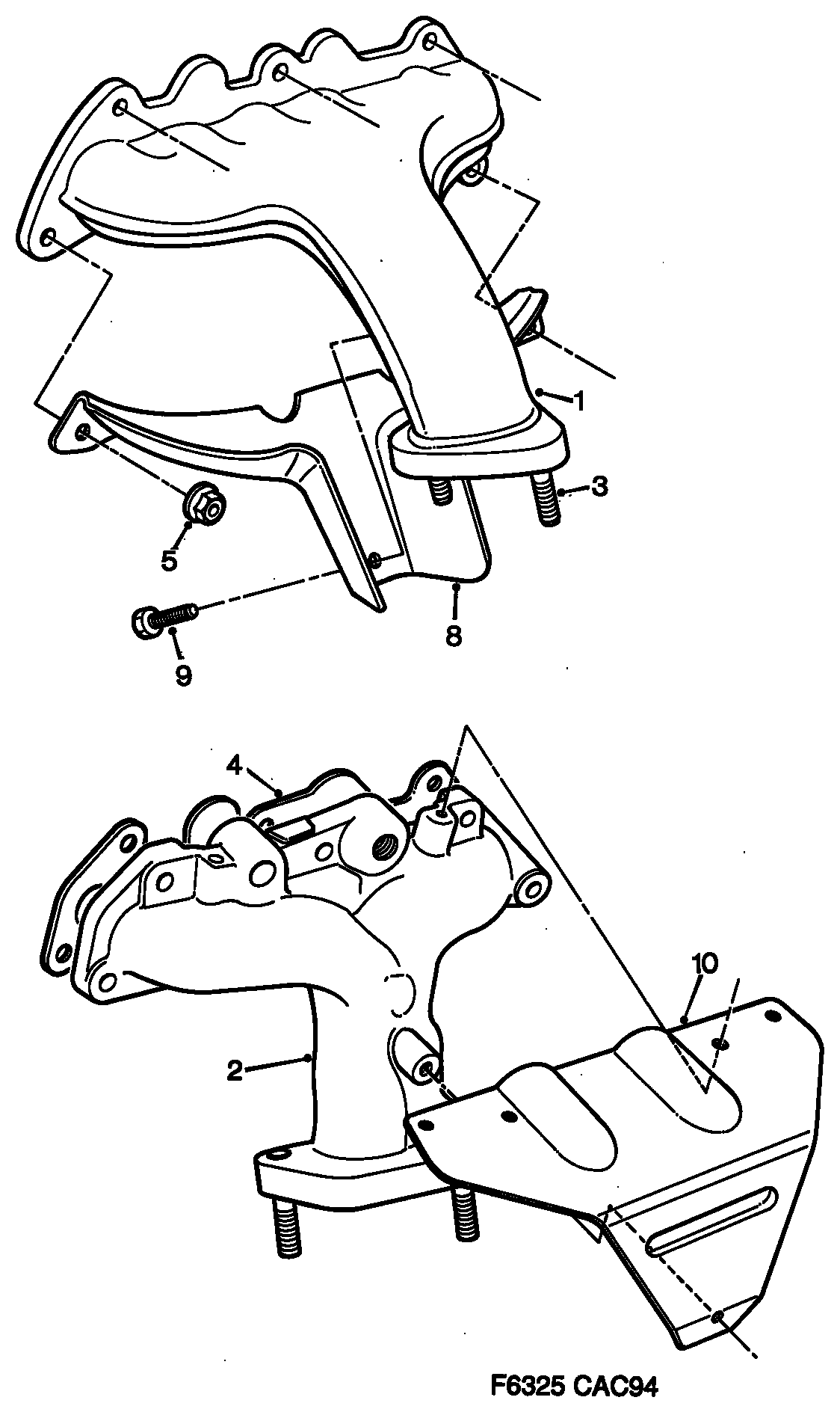 Opel 4503652 - Guarnizione, Collettore gas scarico www.autoricambit.com