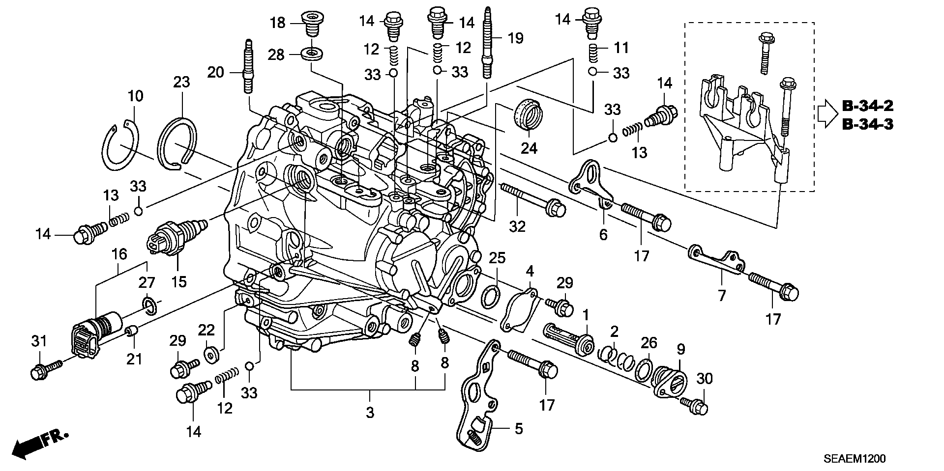 Honda 91307PR8005 - Guarnizione, Pompa olio www.autoricambit.com