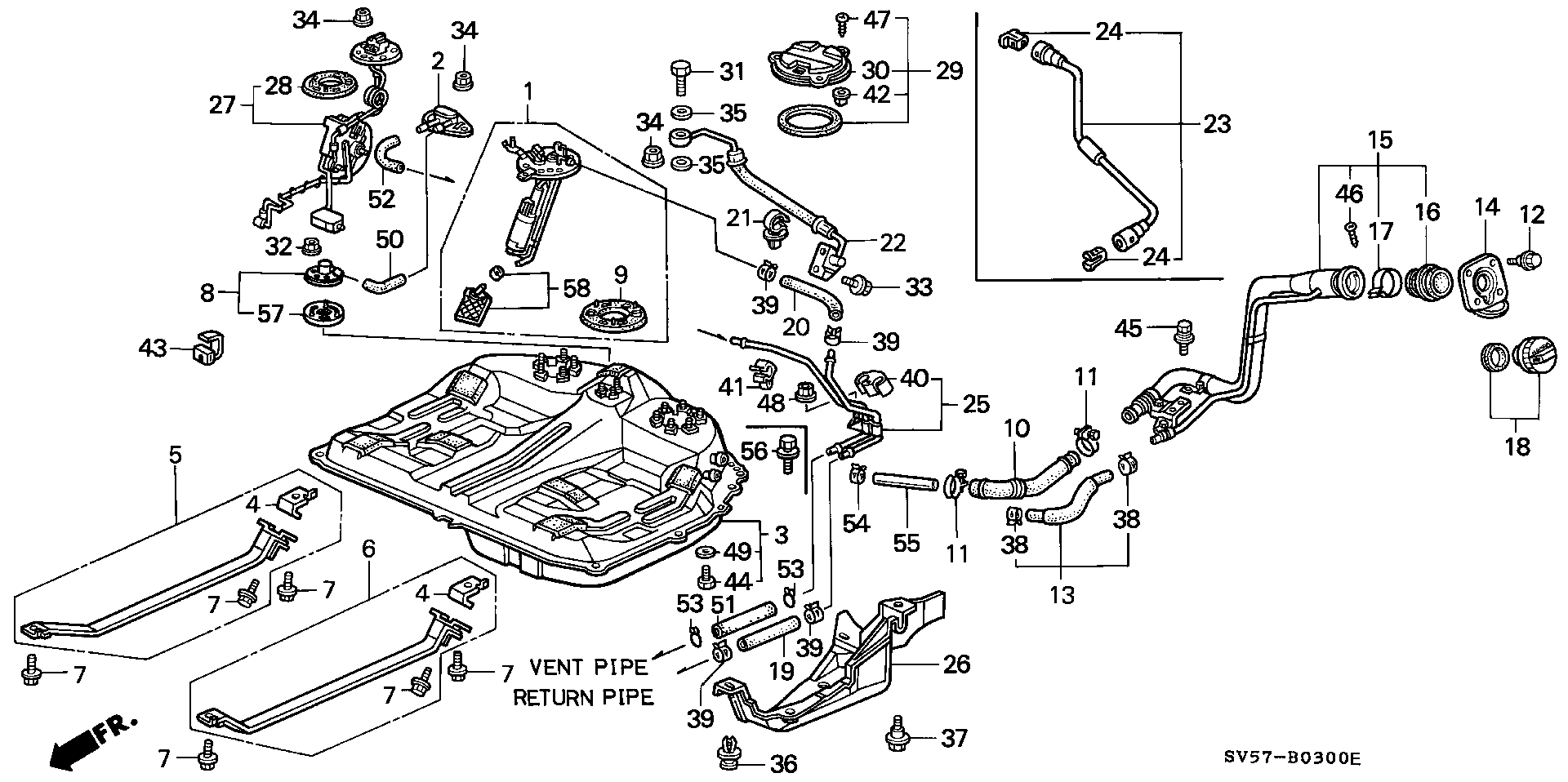 Honda 17040SV4A30 - Pompa carburante www.autoricambit.com