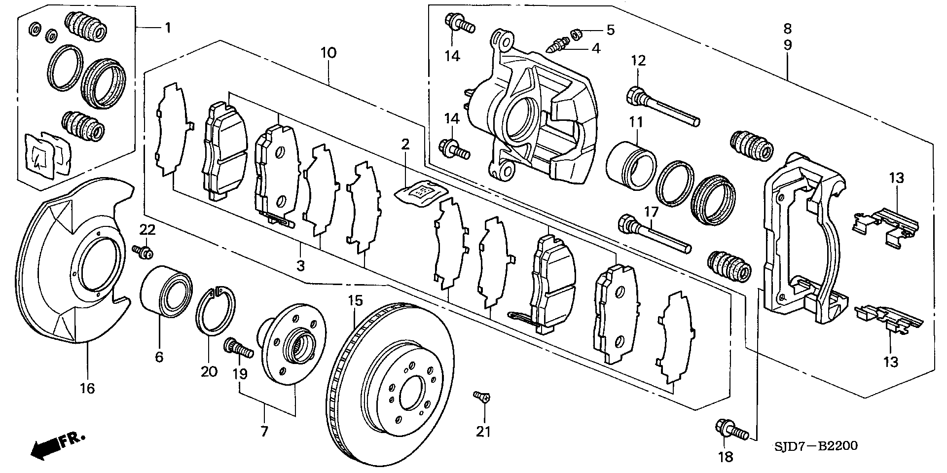 Honda 45251-SJH-E10 - Discofreno www.autoricambit.com