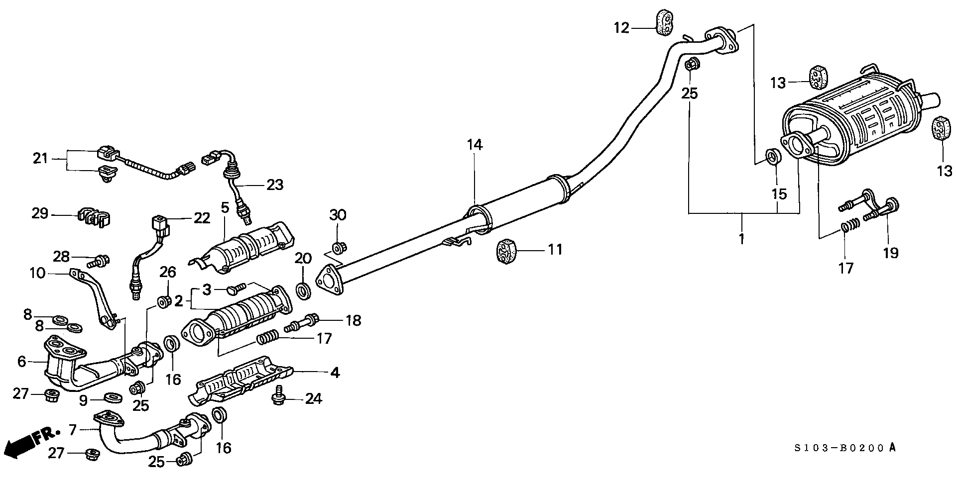 Honda 36531-P3FA01 - Sonda lambda www.autoricambit.com