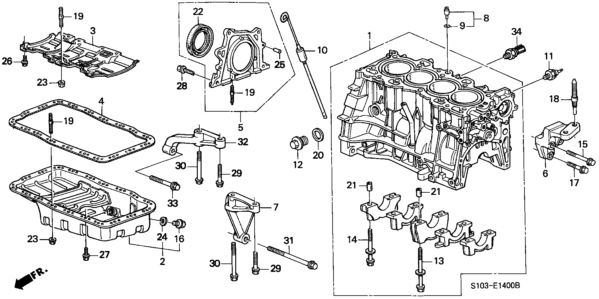 Honda 91214P2FA01 - Paraolio, Albero a gomiti www.autoricambit.com