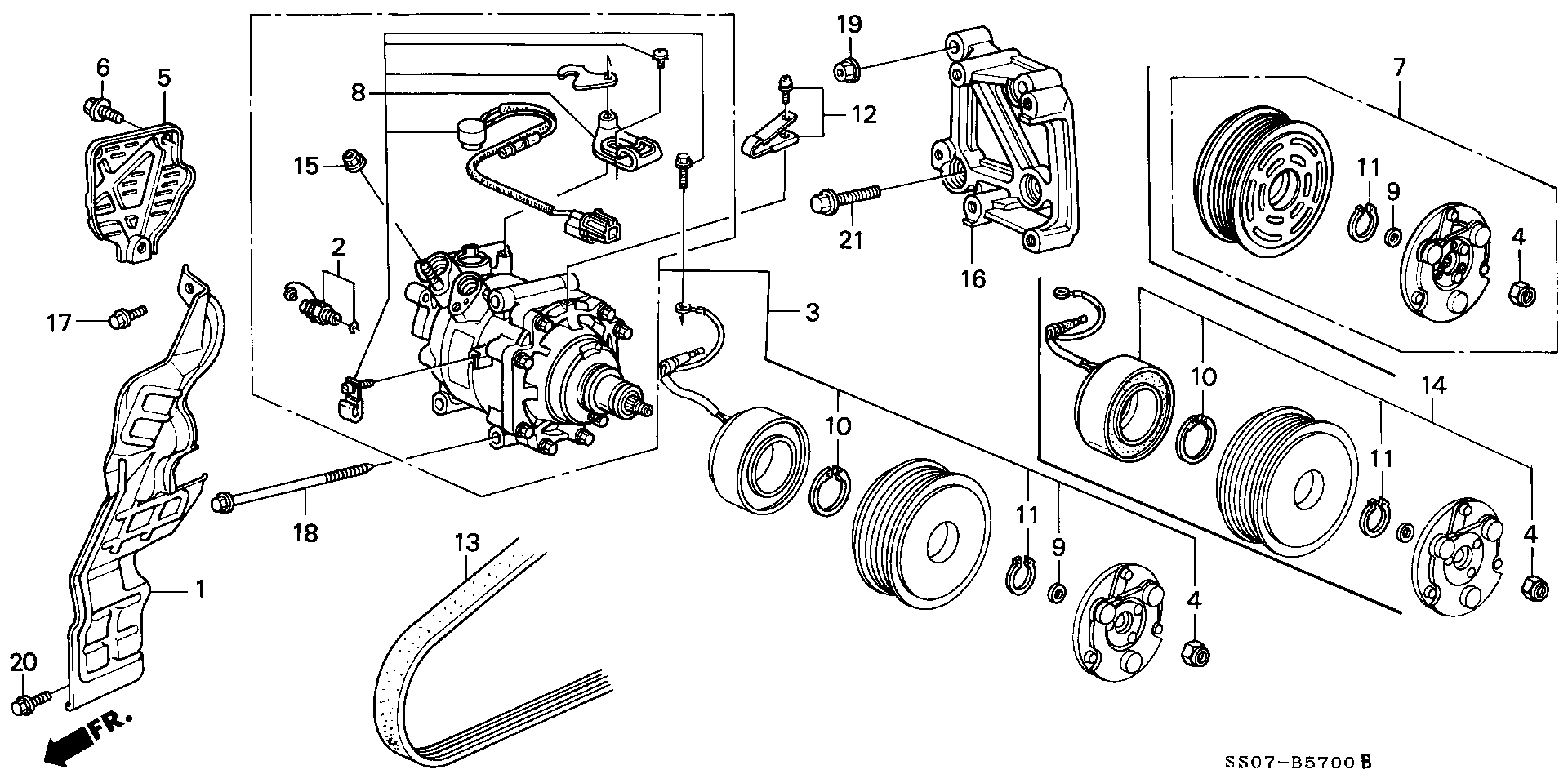 Honda 38920-P14-A01 - Cinghia Poly-V www.autoricambit.com